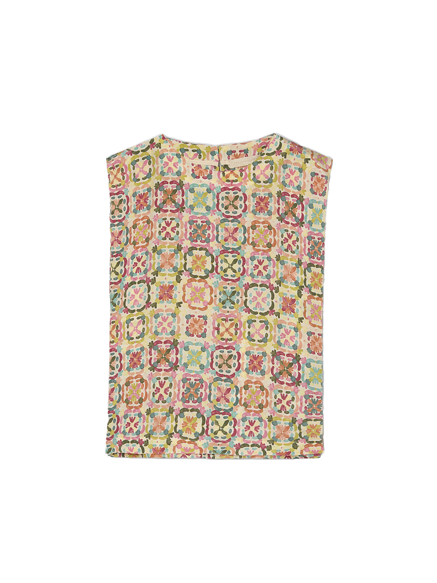 Momonì - Enna top in lurex jersey, Multicolor, large image number 0