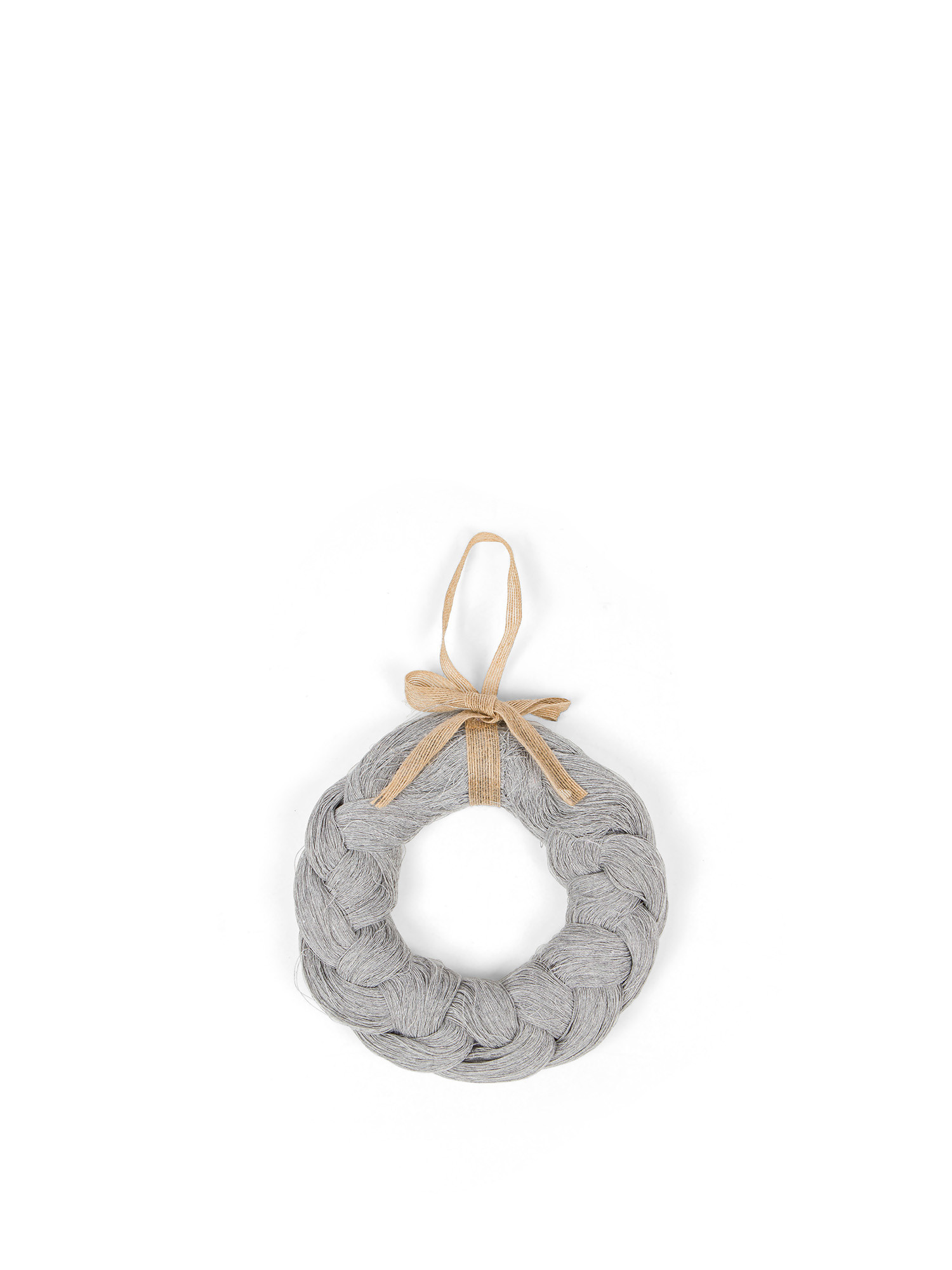 Wool effect decorative crown, Grey, large image number 0
