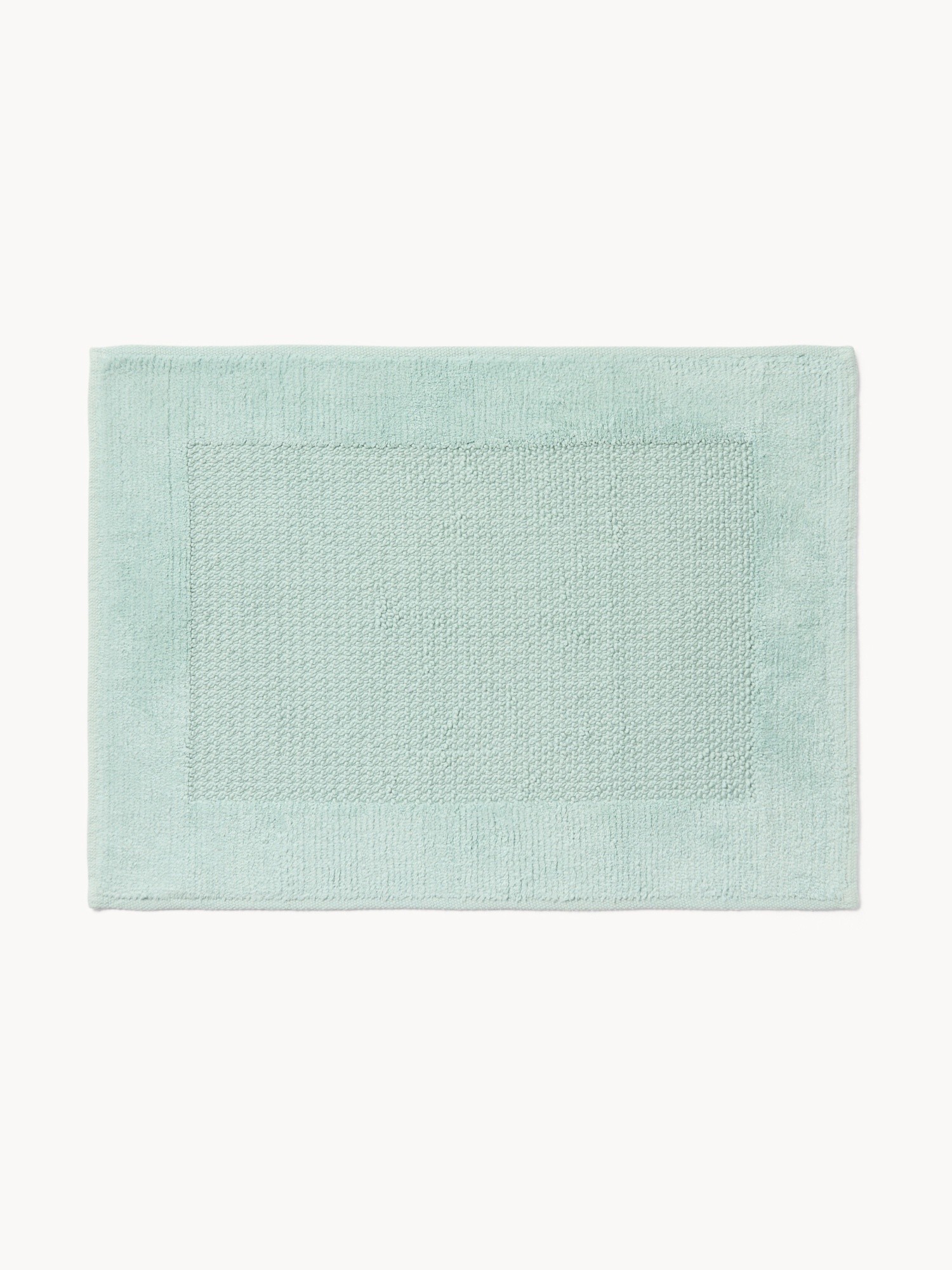 Tappeto bagno in cotone - Prezzo di lancio, Verde acqua, large image number 0