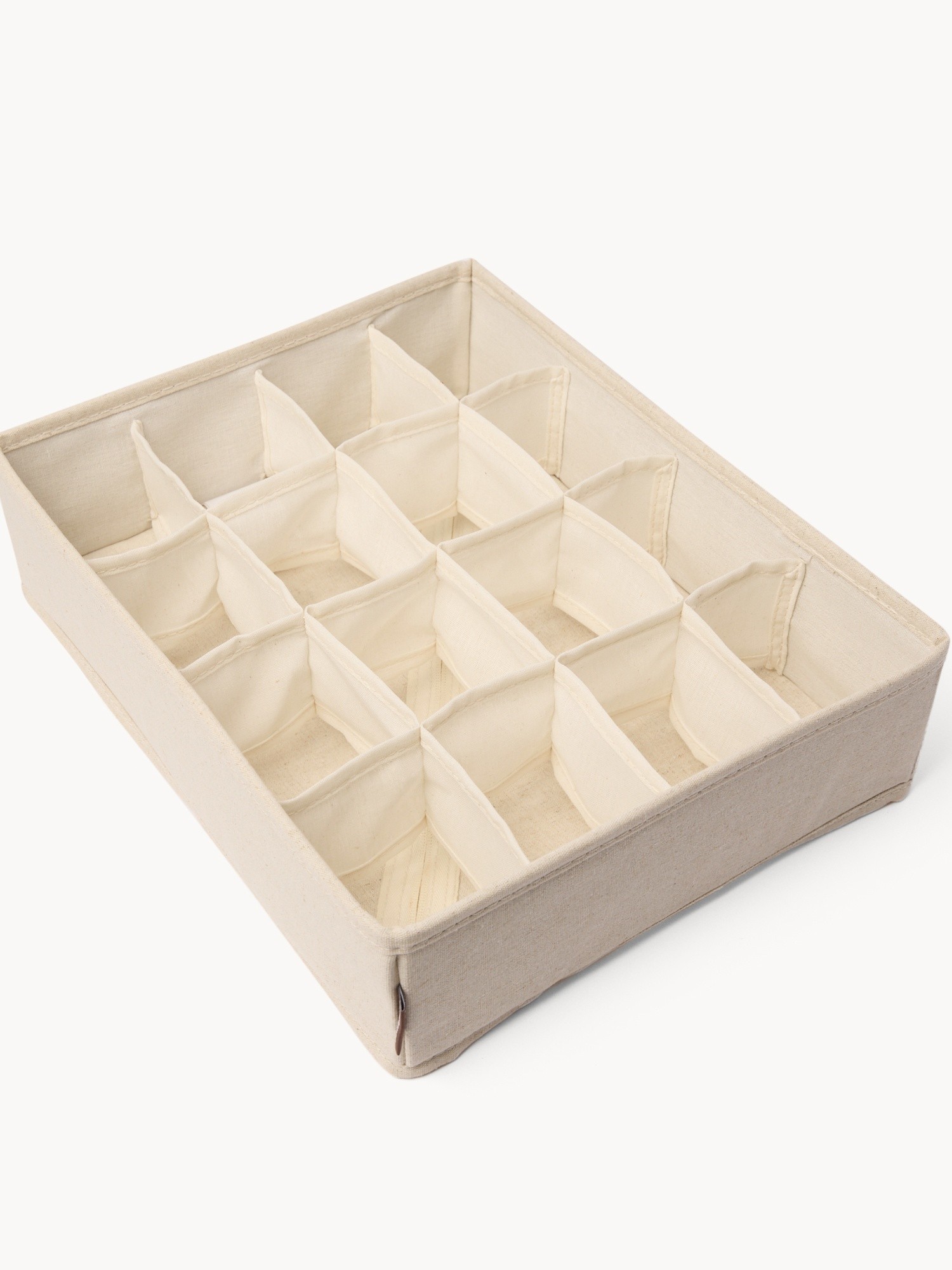 Drawer organizer with linen, Light Beige, large image number 1