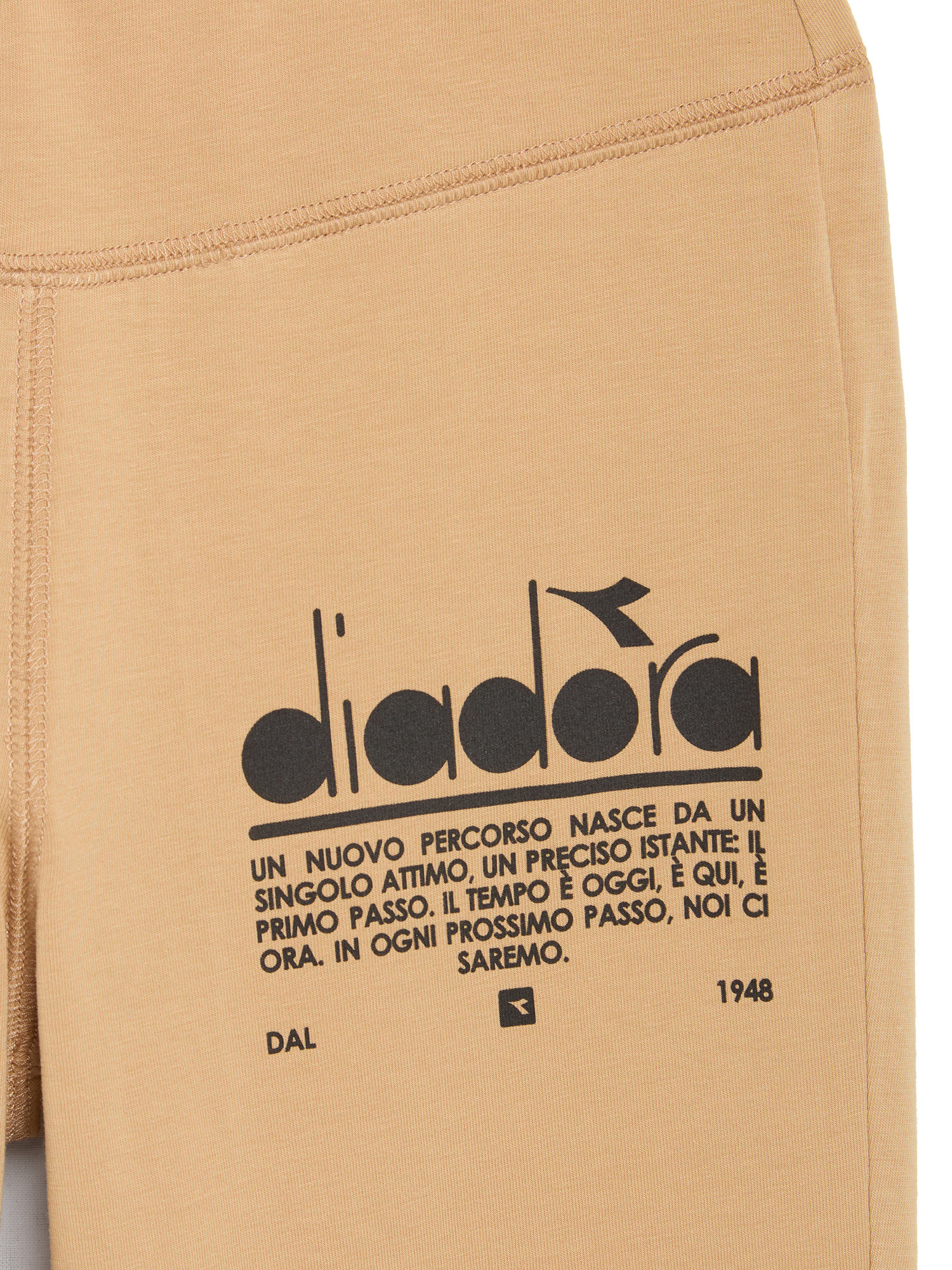 Diadora - Leggings Manifesto con logo, Beige, large image number 1