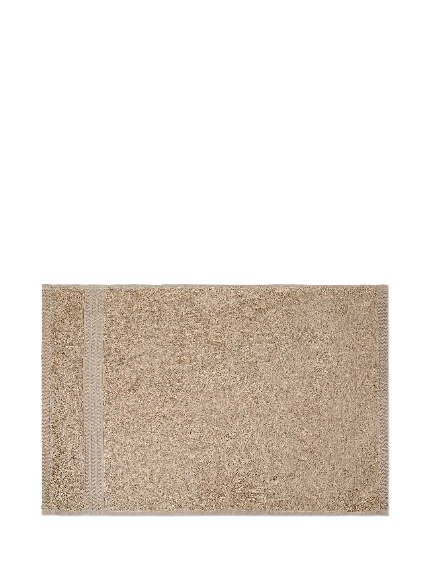 Zefiro solid color 100% cotton towel, Beige, large image number 1