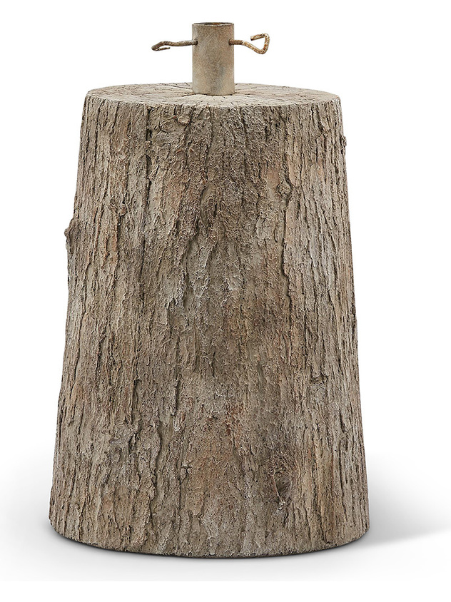 Base a forma di tronco per albero