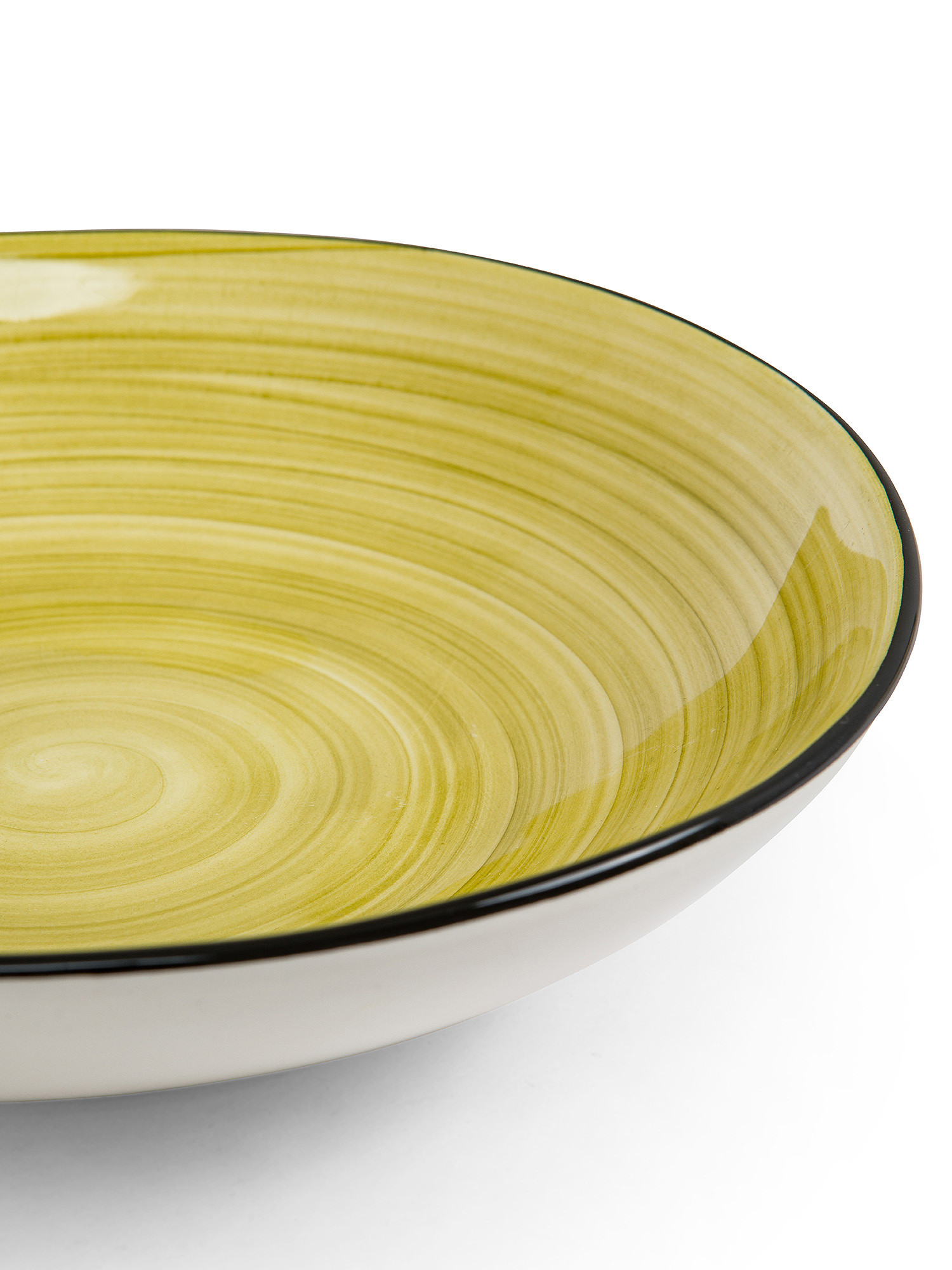 Tokyo stoneware soup plate, Light Green, large image number 1