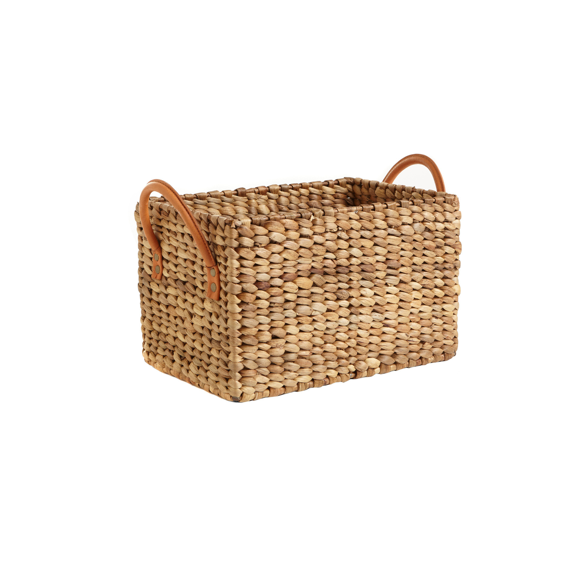 Rattan basket, Natural, large image number 0