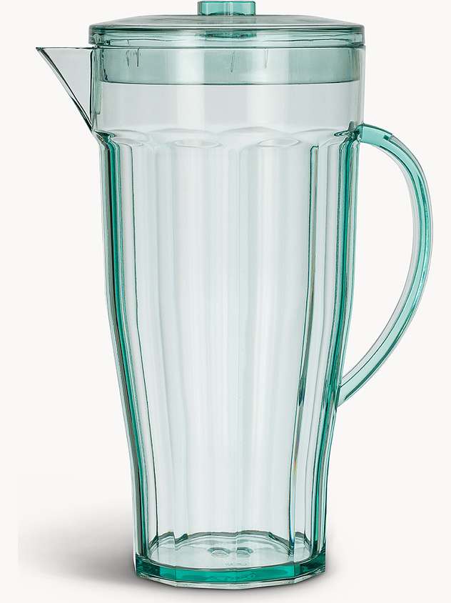 Caraffa in plastica costolata