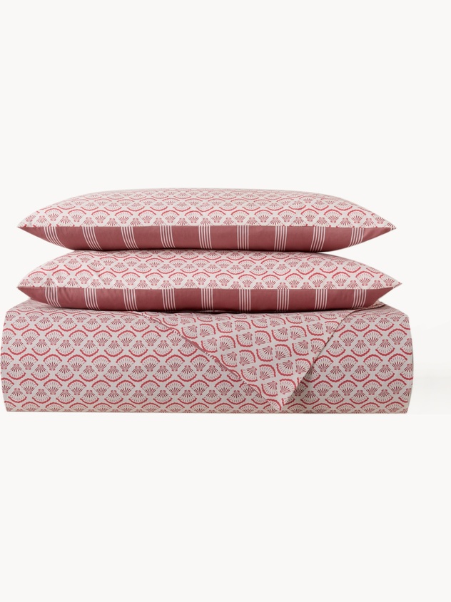 Printed Cotton Percale Quilted Bedspread - Introductory Price