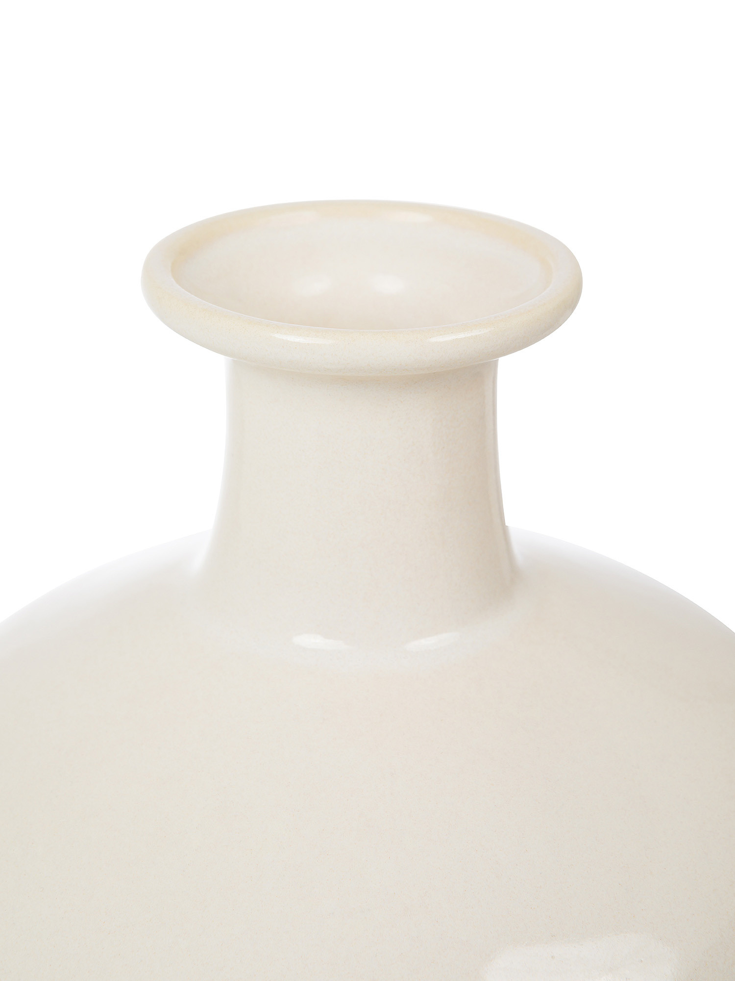 Handcrafted decorative bottle, White Cream, large image number 1
