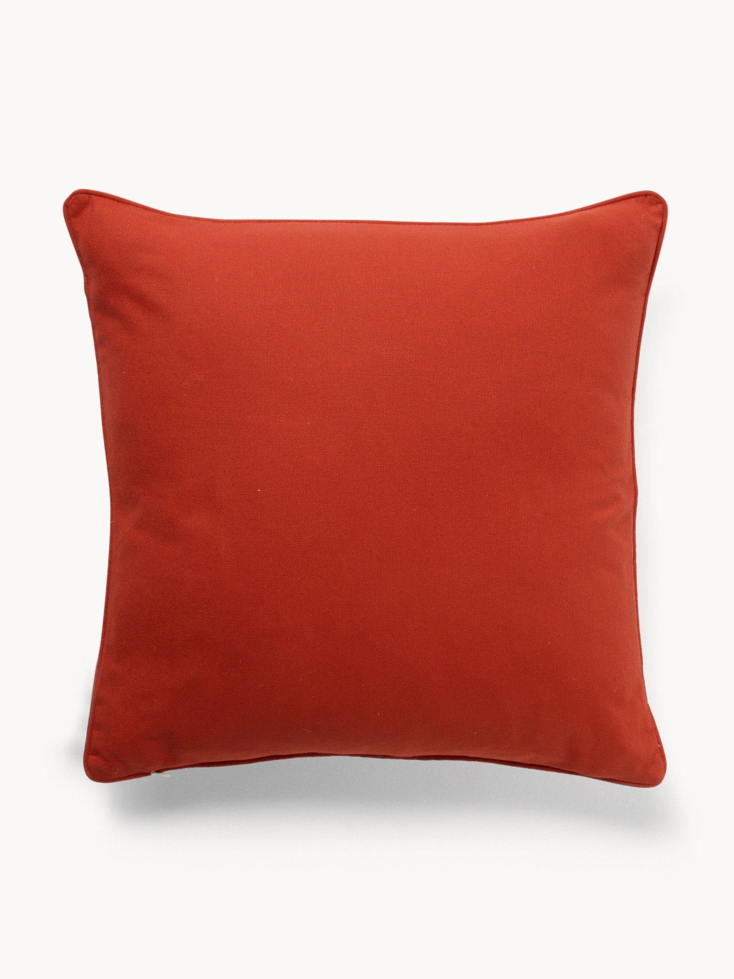 Coral Print Cushion 45x45cm - Introductory Price, Bianco/Rosso, large image number 1