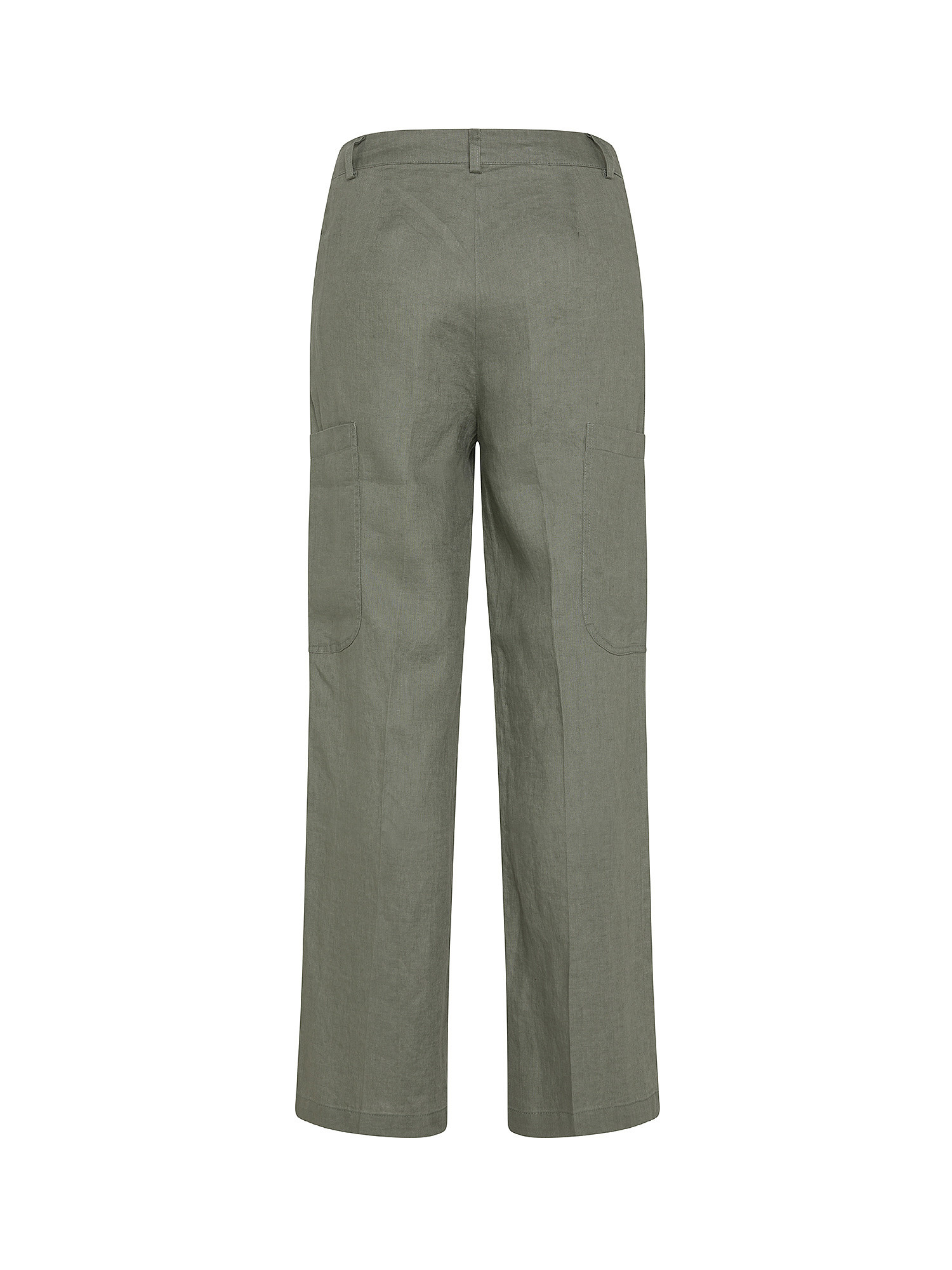 Koan - Linen cargo pants, Sage Green, large image number 1