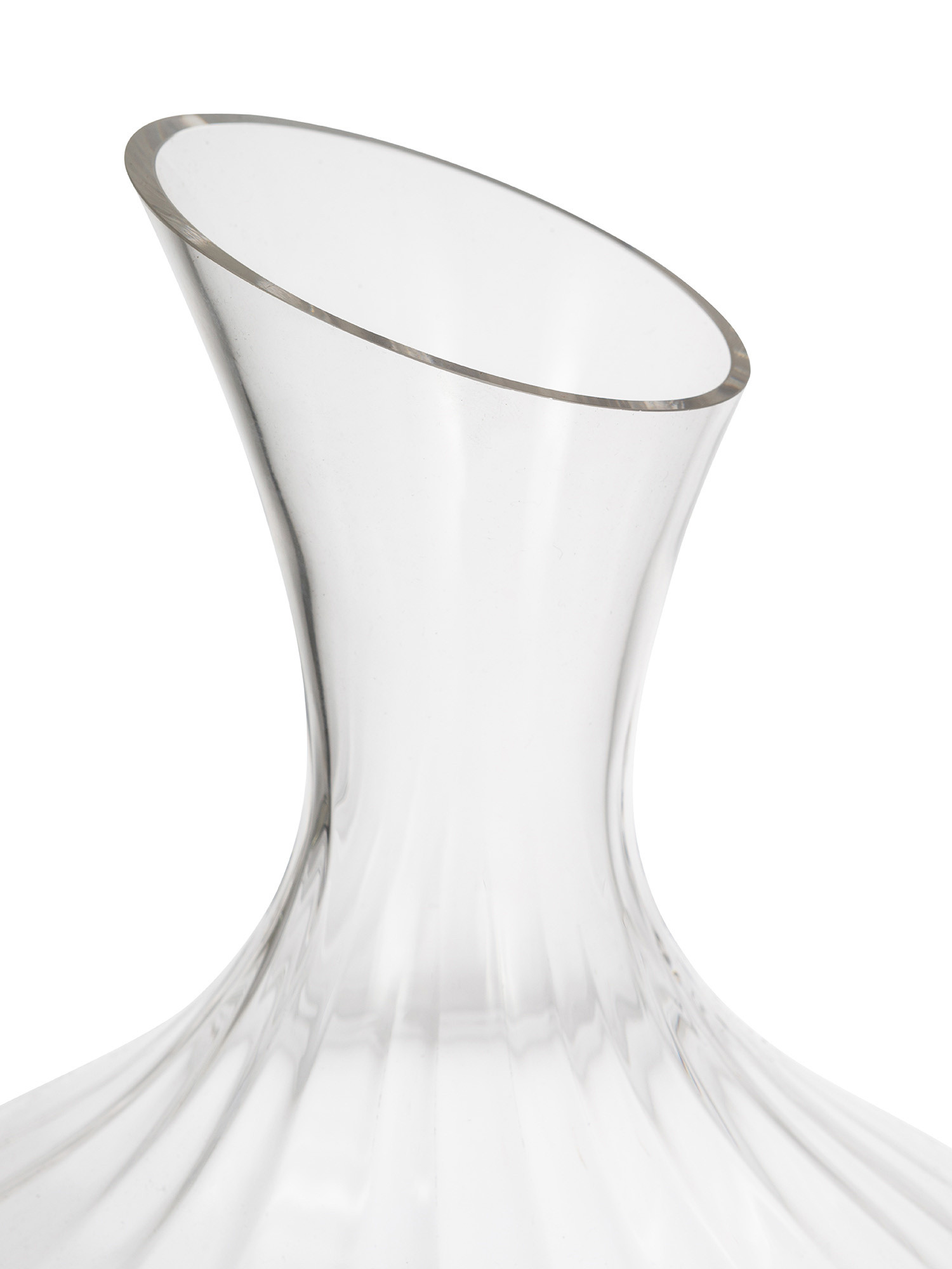 Decanter vetro effetto optical, Trasparente, large image number 1