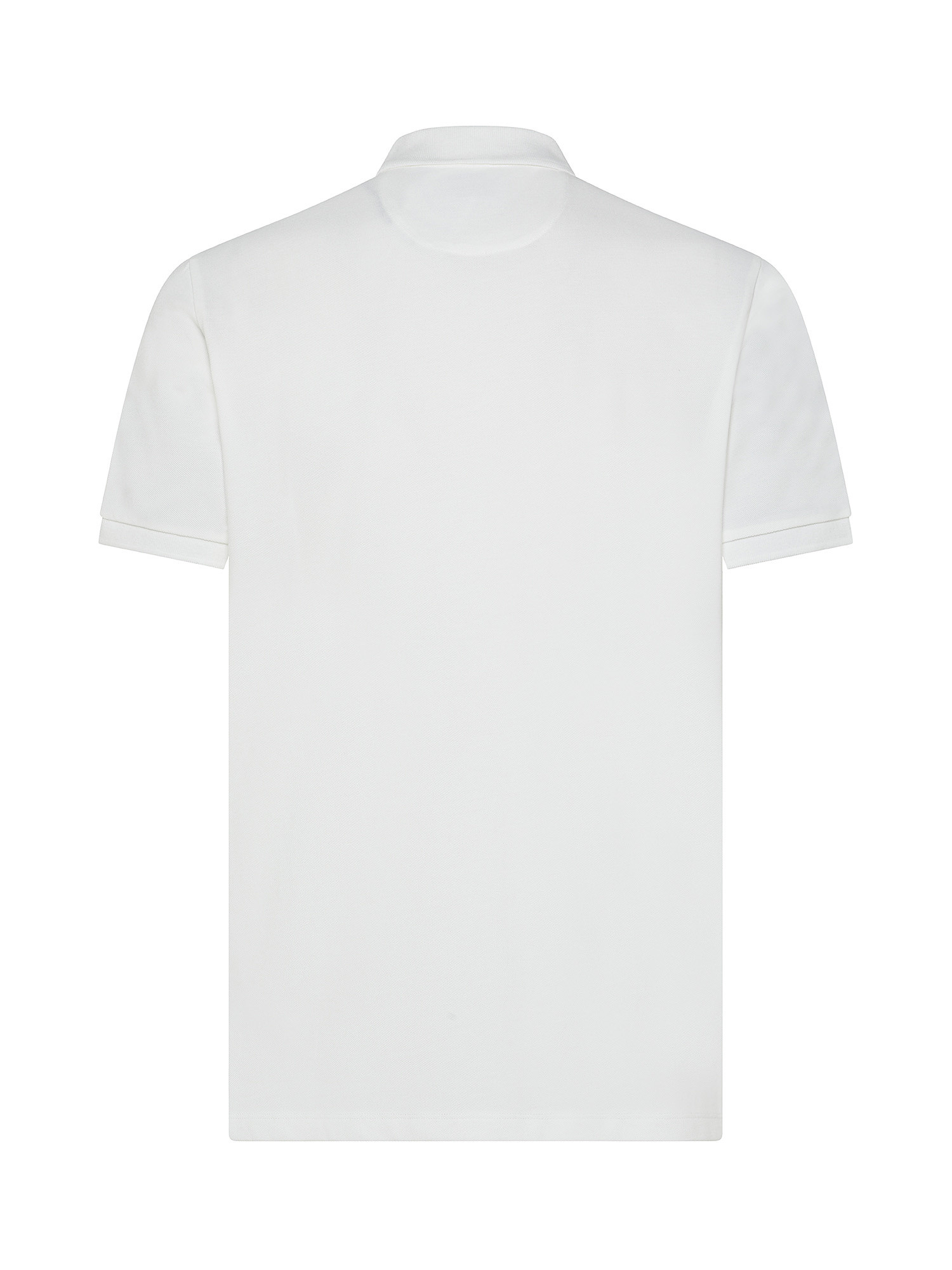 Luca D'Altieri - Polo in pure cotton, White, large image number 1