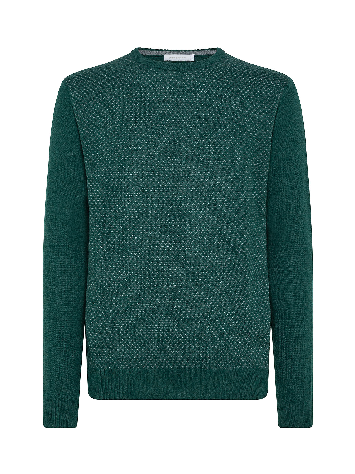 Pullover girocollo basic, Verde, large image number 0