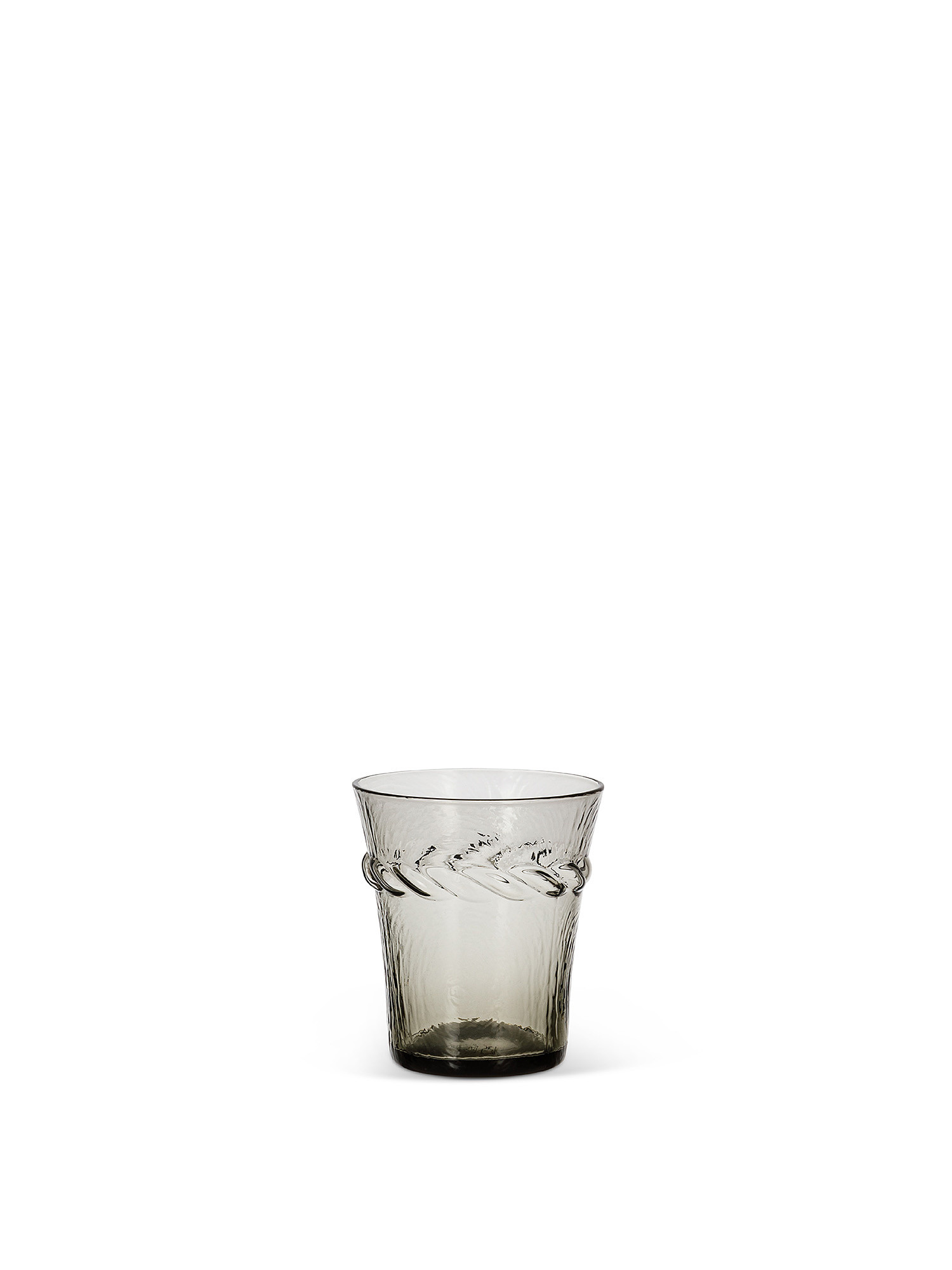 Bicchiere vetro colorato, Grigio, large image number 0