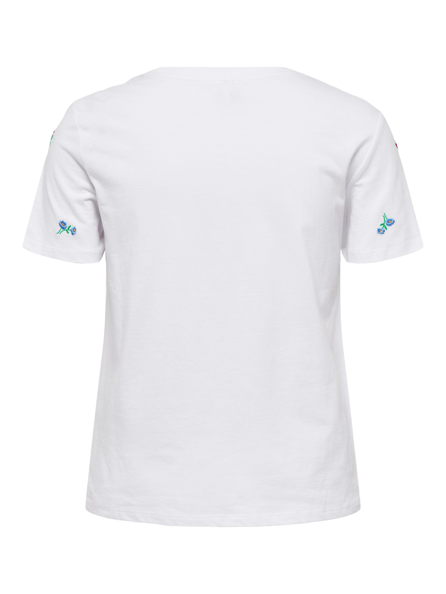 Only - Regular fit T-shirt with print, White 1, large image number 1