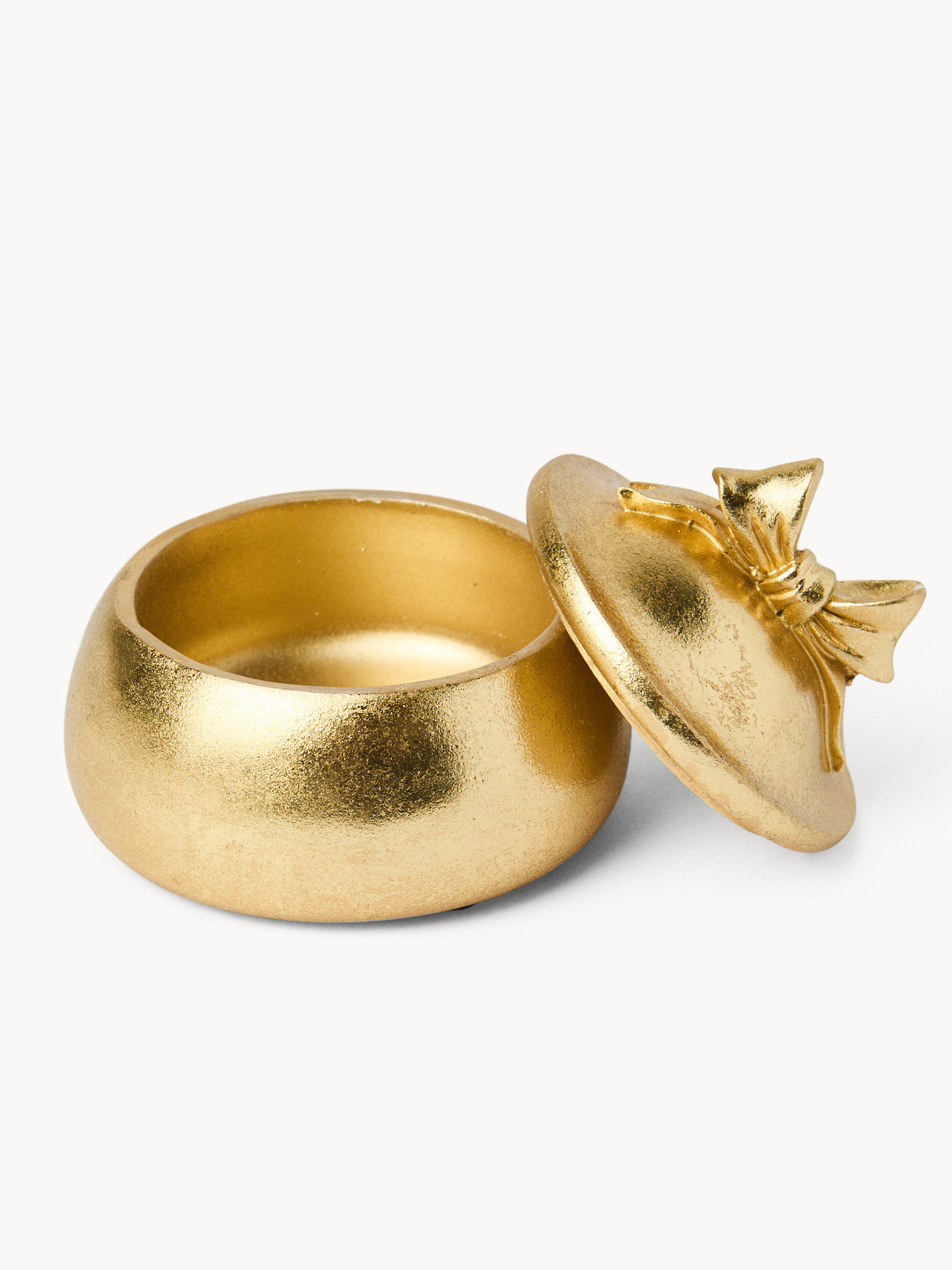 Polyresin jewelry box, Gold, large image number 1
