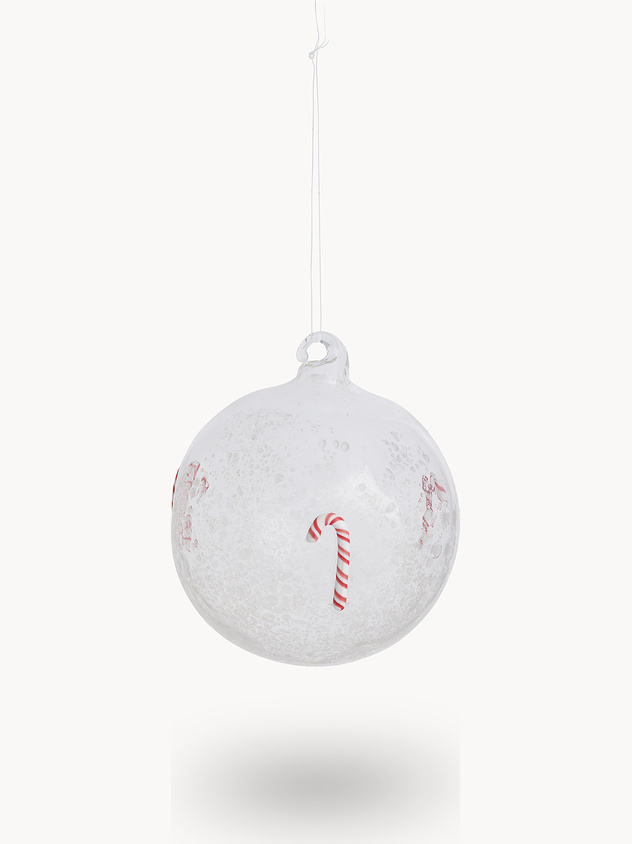 Pallina addobbo albero in vetro