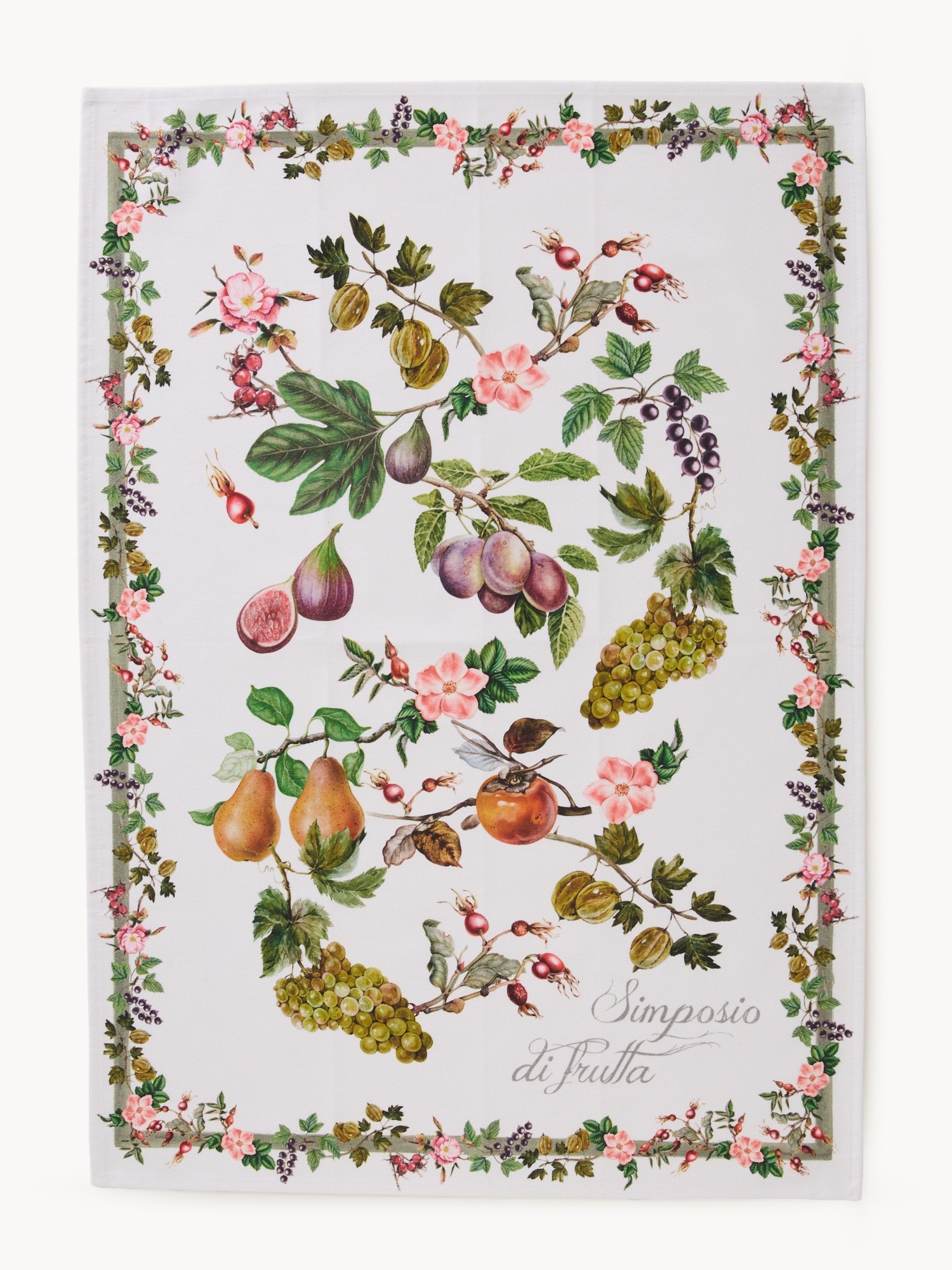 Cotton twill tea towel by Tessiture Randi, Multicolor, large image number 1