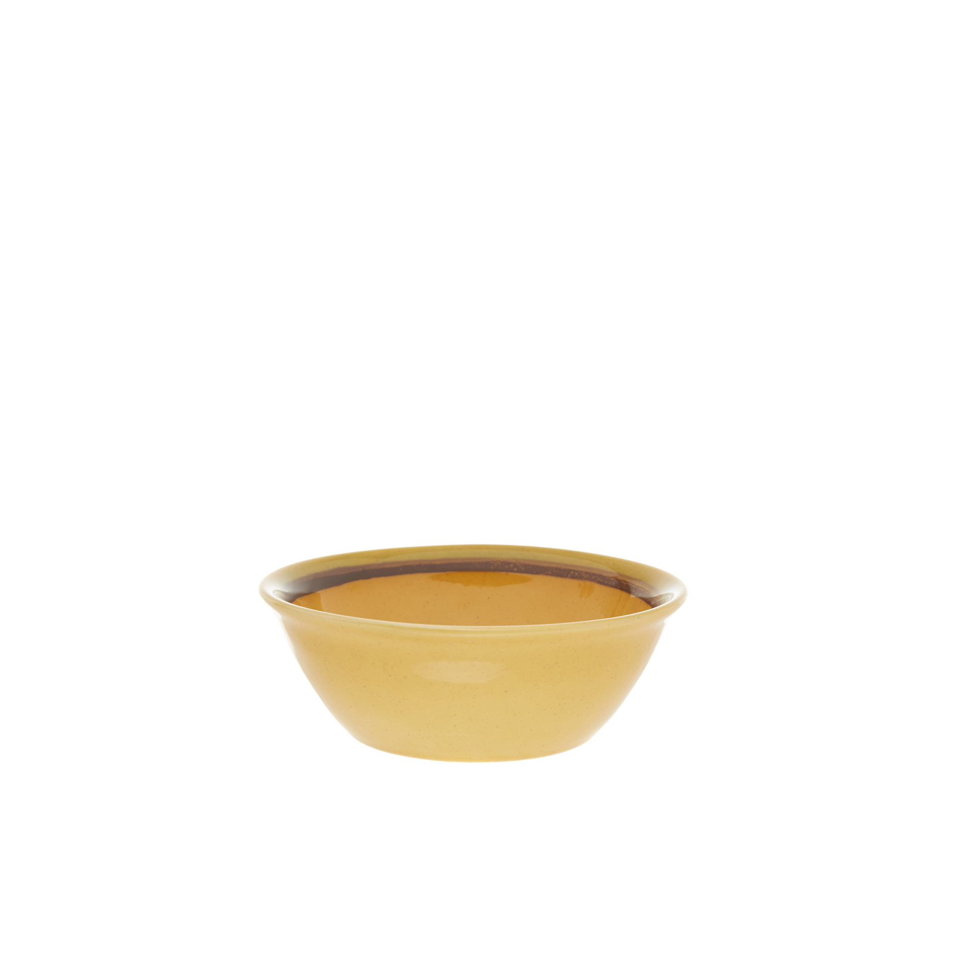 Cotton small ceramic bowl, Dark Yellow, large image number 0