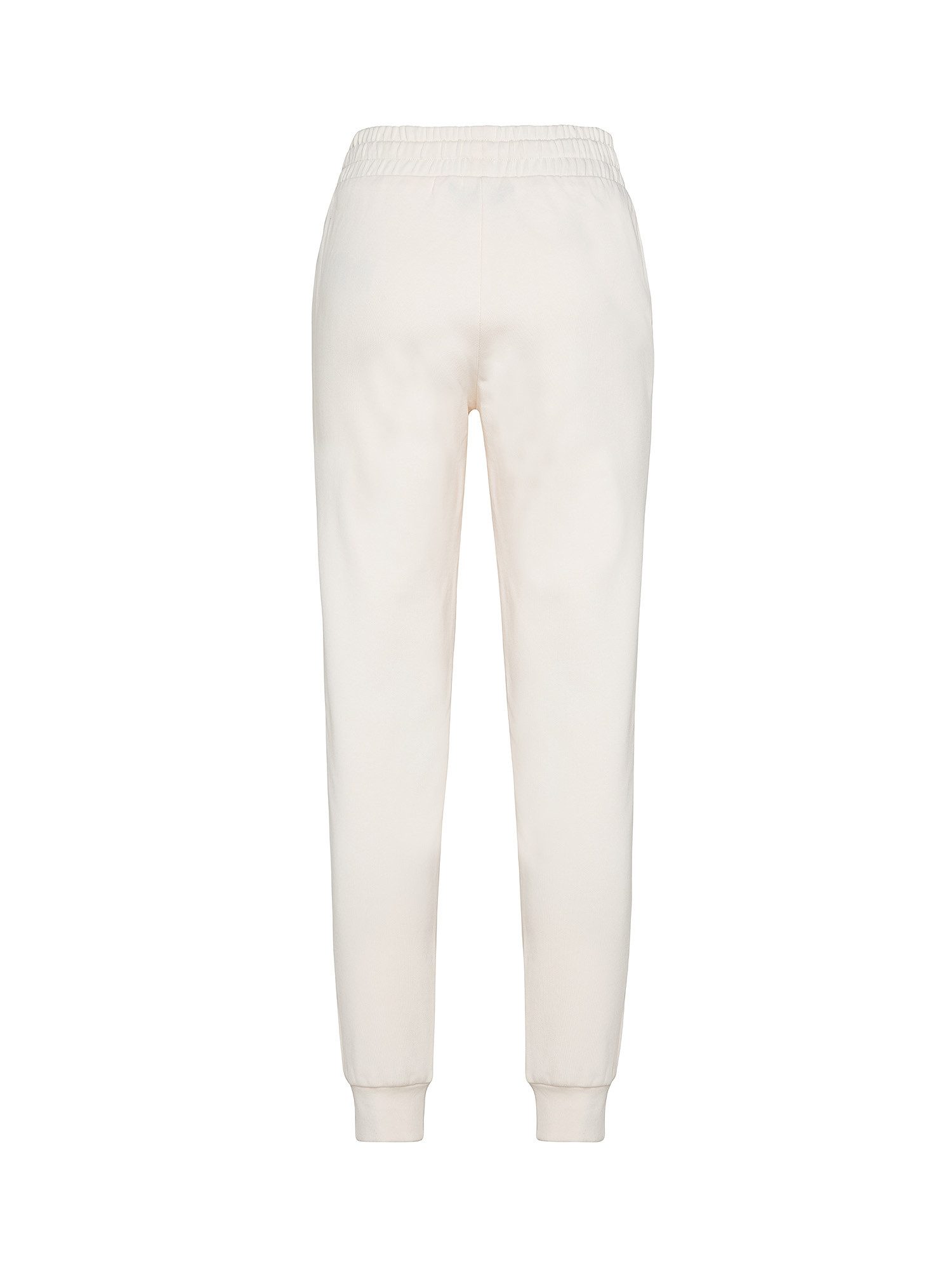Jogger trousers with logo, Cream, large image number 1