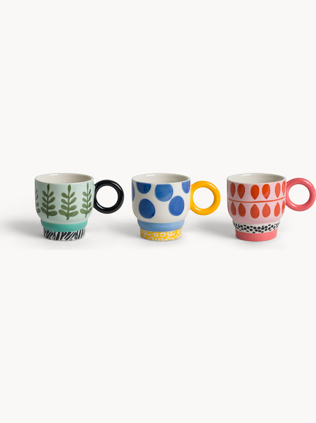 Mug in ceramica motivi astratti