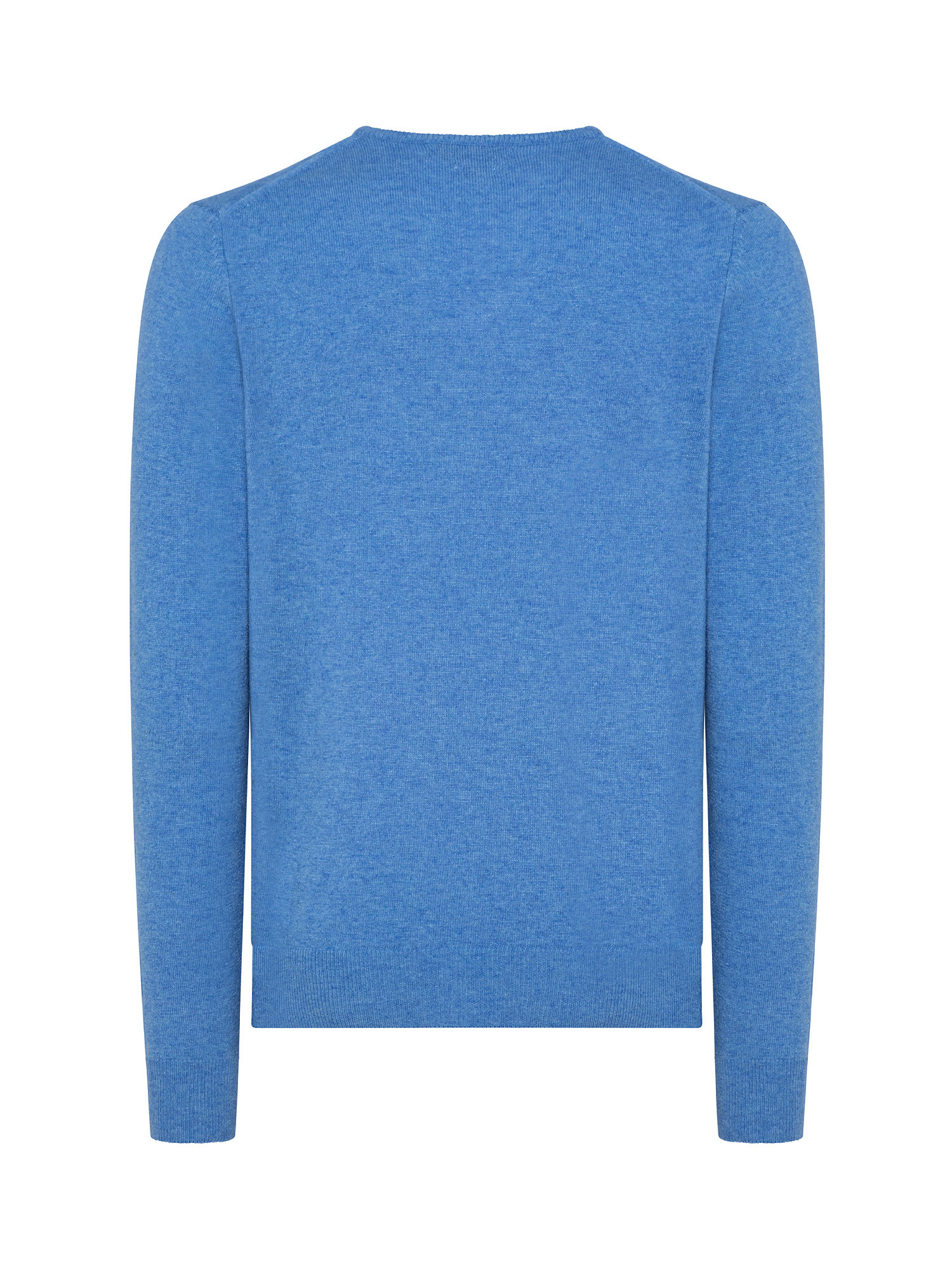 Basic V-neck pullover, Light Blue, large image number 1