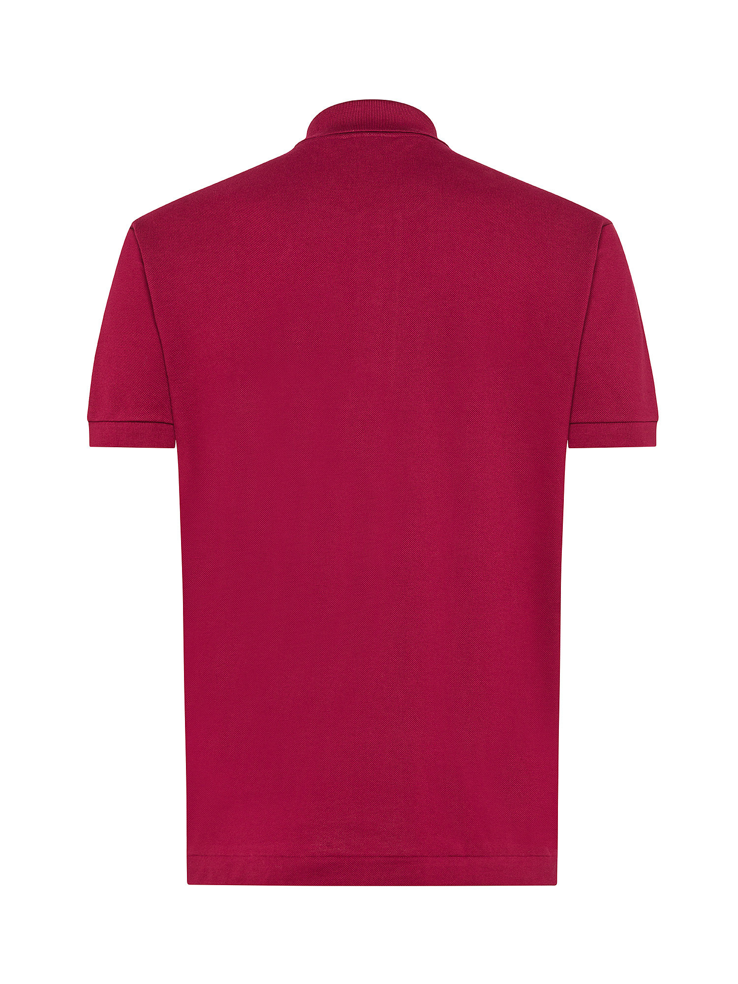 Lacoste - Classic cut polo shirt in petit piquè cotton, Dark Red, large image number 1