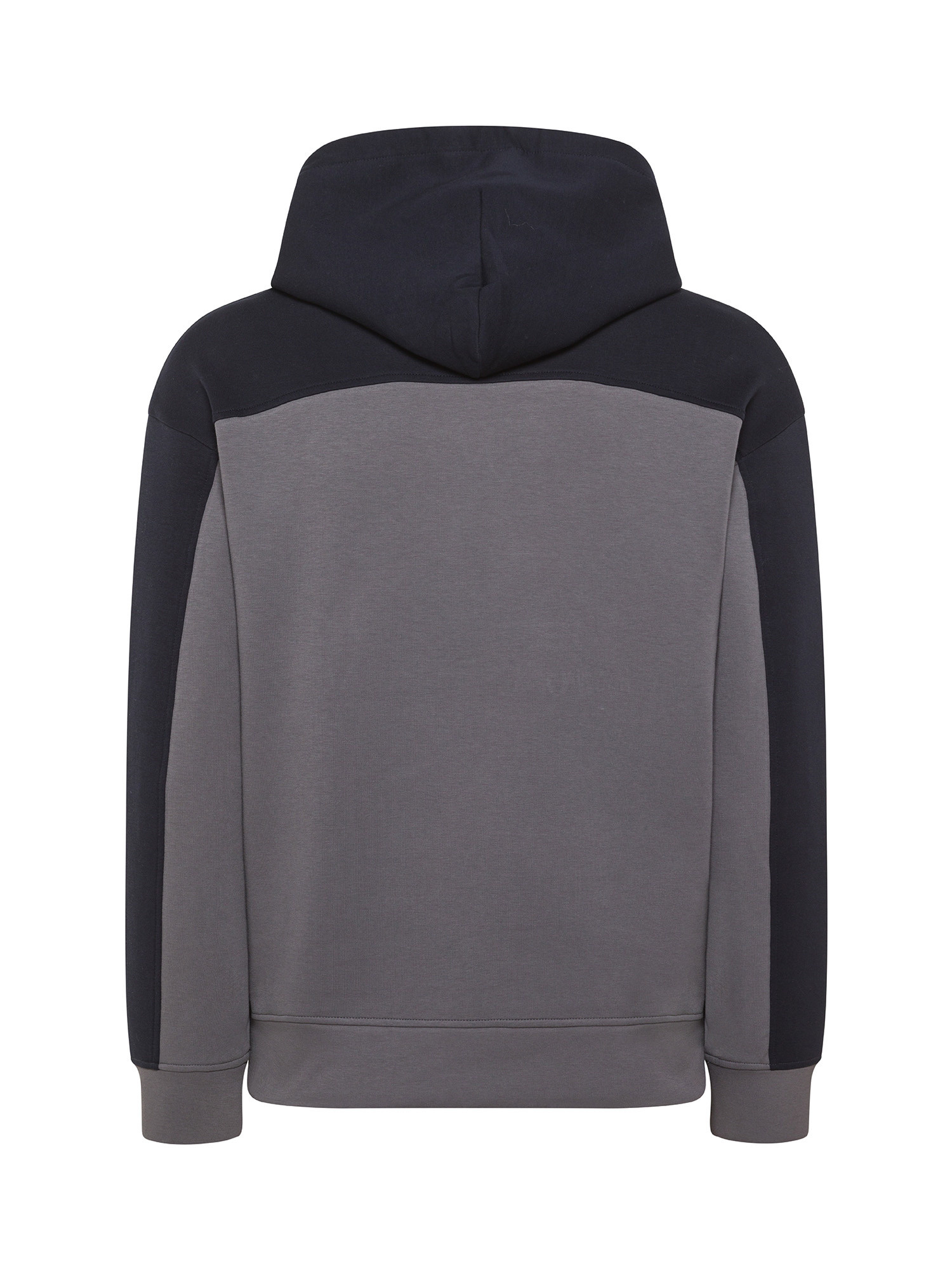 Emporio Armani - Sweatshirt with hood and logo, Grey, large image number 1