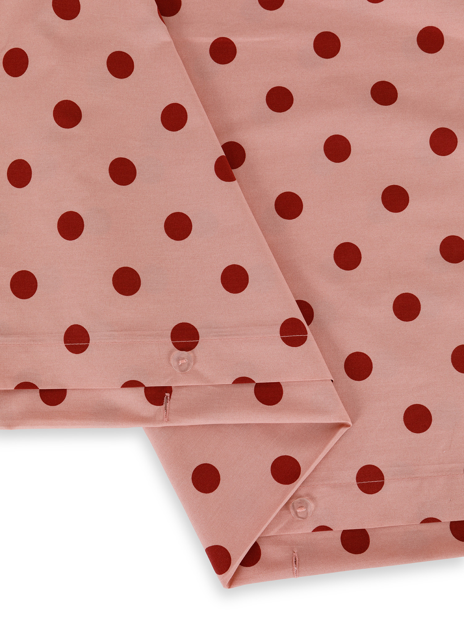 Cotton percale duvet cover with polka dot print, Multicolor, large image number 2