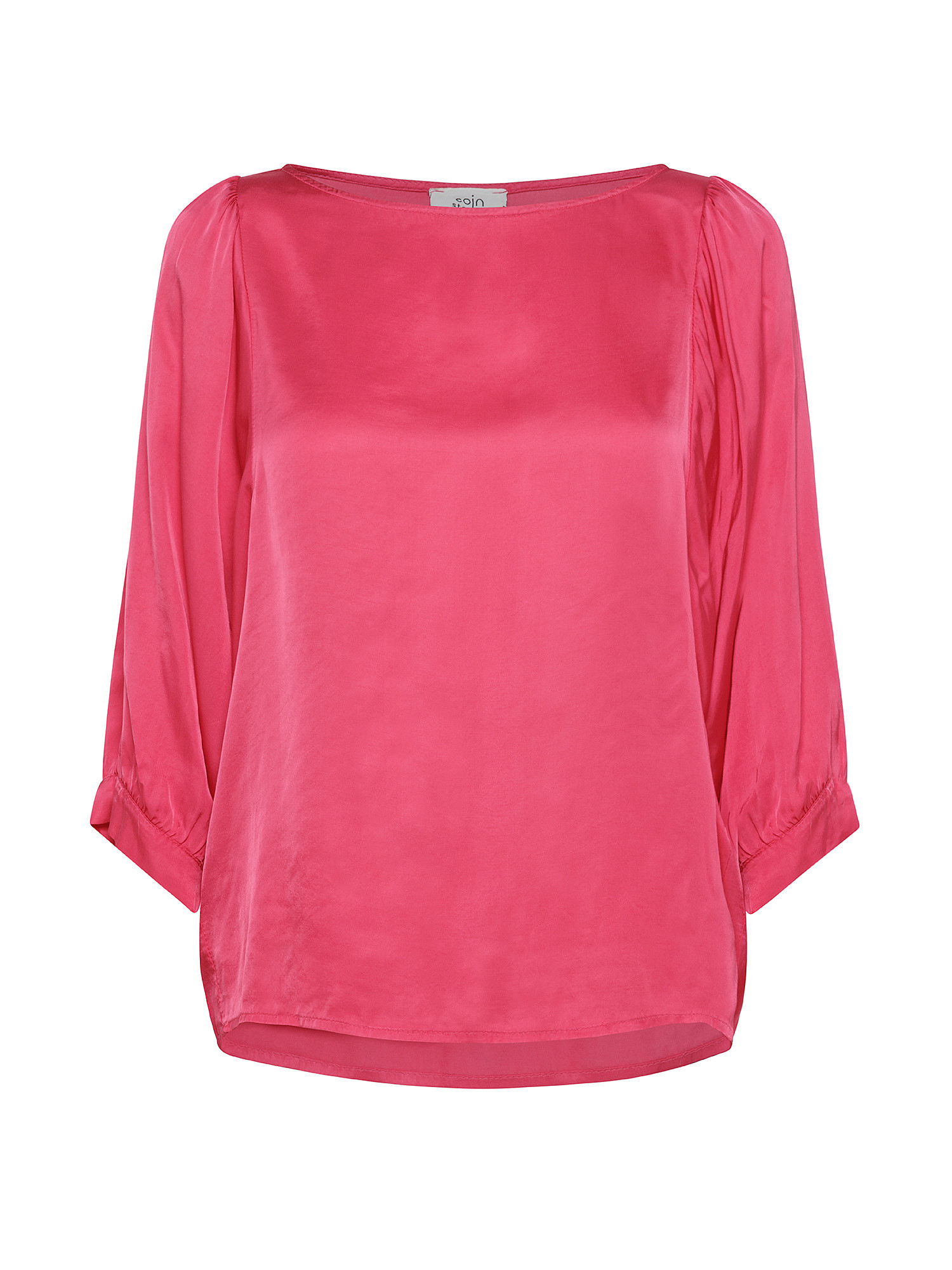 Blusa in viscosa, Rosa fuxia, large image number 0