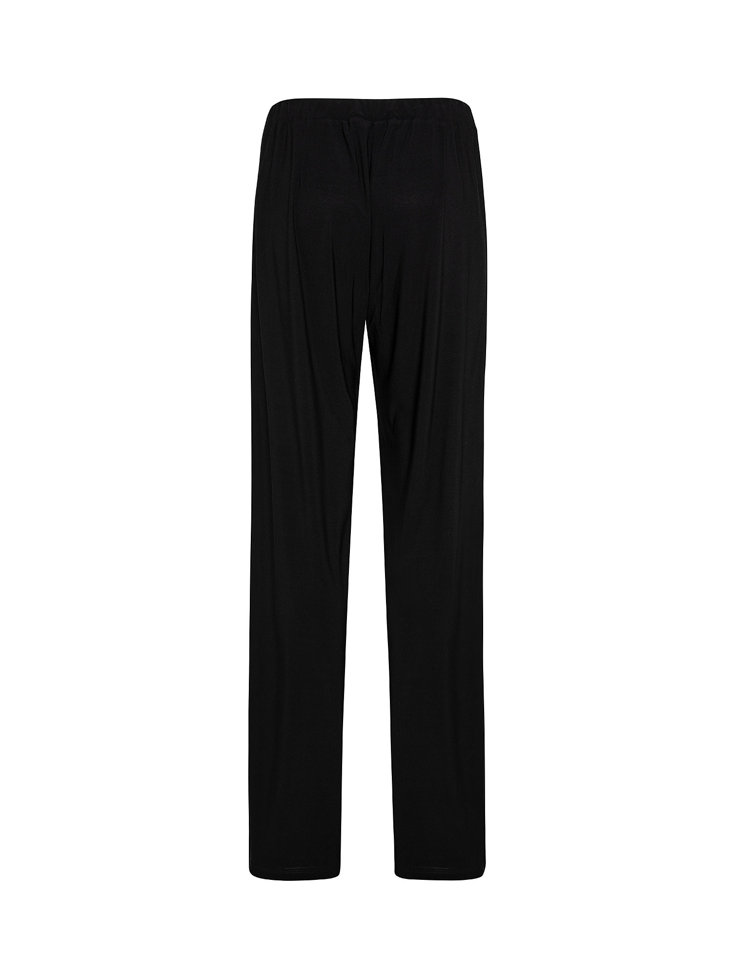 Wide leg trousers, Black, large image number 1