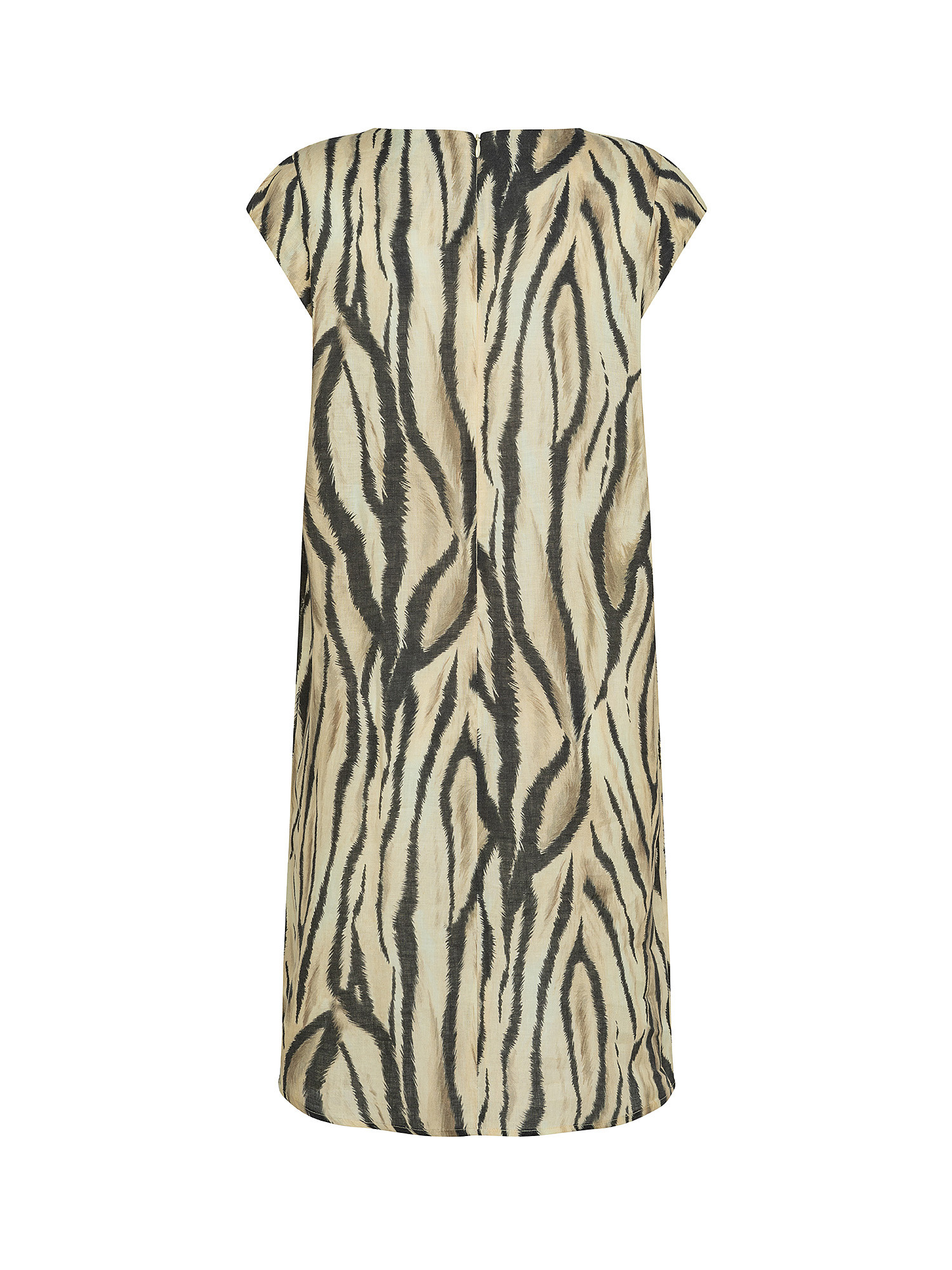 Pure linen animal print dress, Animal, large image number 1