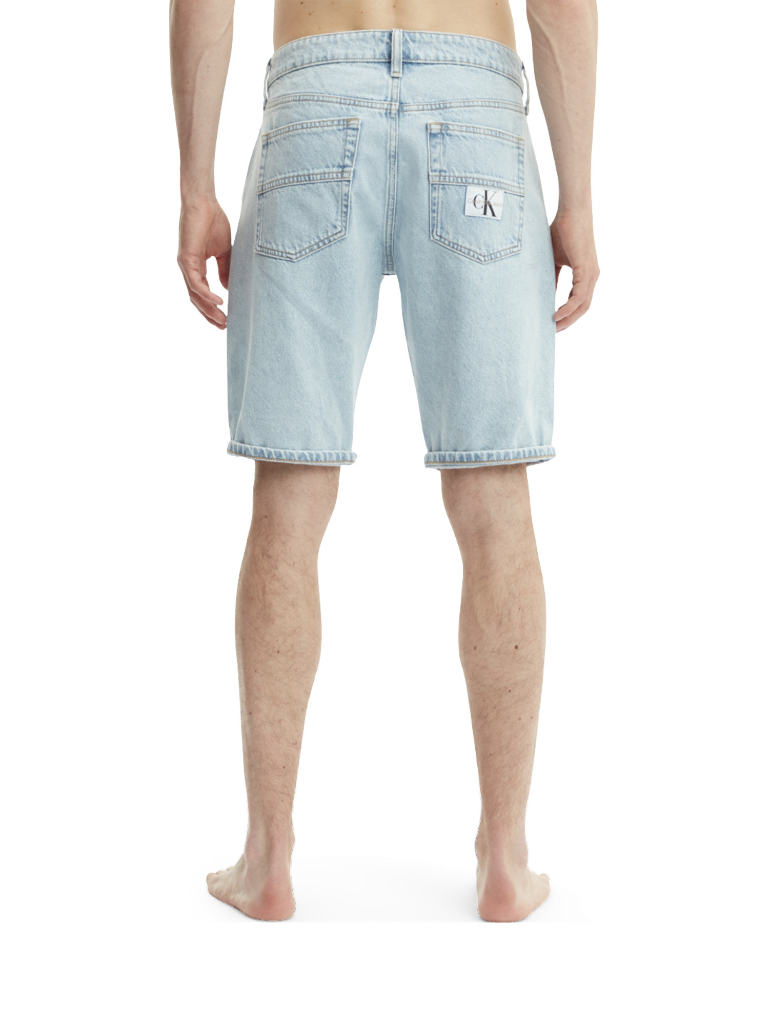Denim Bermuda shorts, Denim, large image number 3