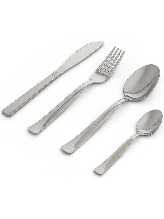 Set 24 posate in acciaio Punto