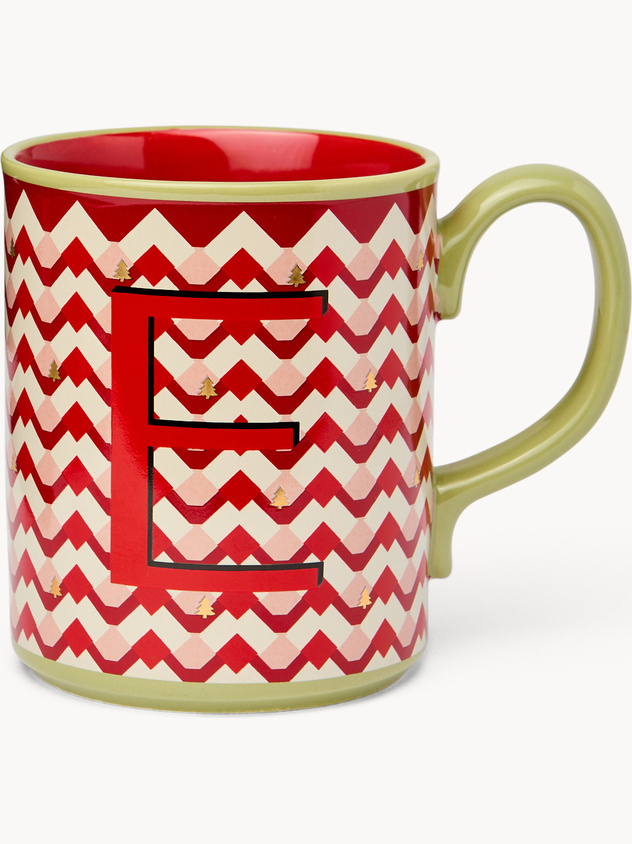 Mug in ceramica lettera E