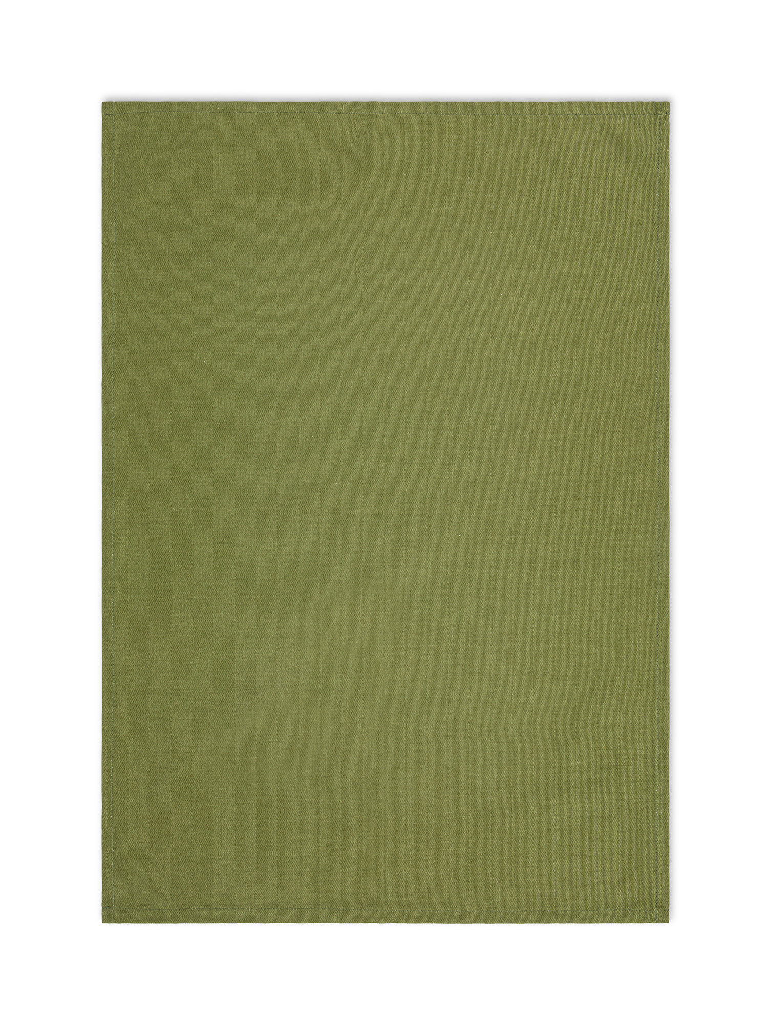 Set 2 strofinacci panama di cotone stampa verdure, Bianco, large image number 1