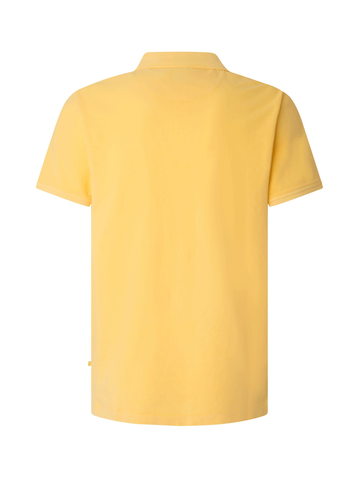 Pepe Jeans - Polo con logo in cotone, Giallo girasole, large image number 1