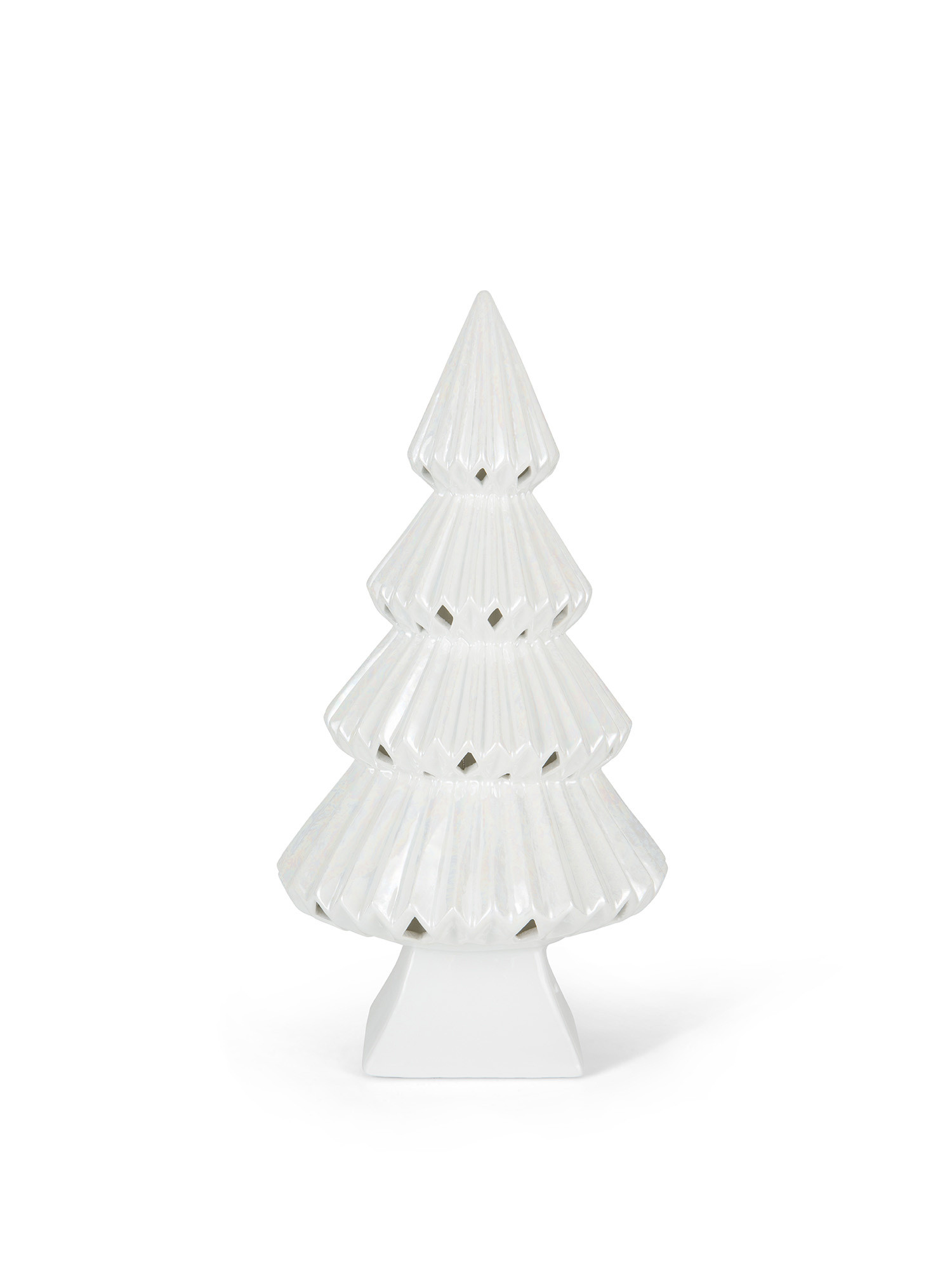Porcelain tree with led, White, large image number 0