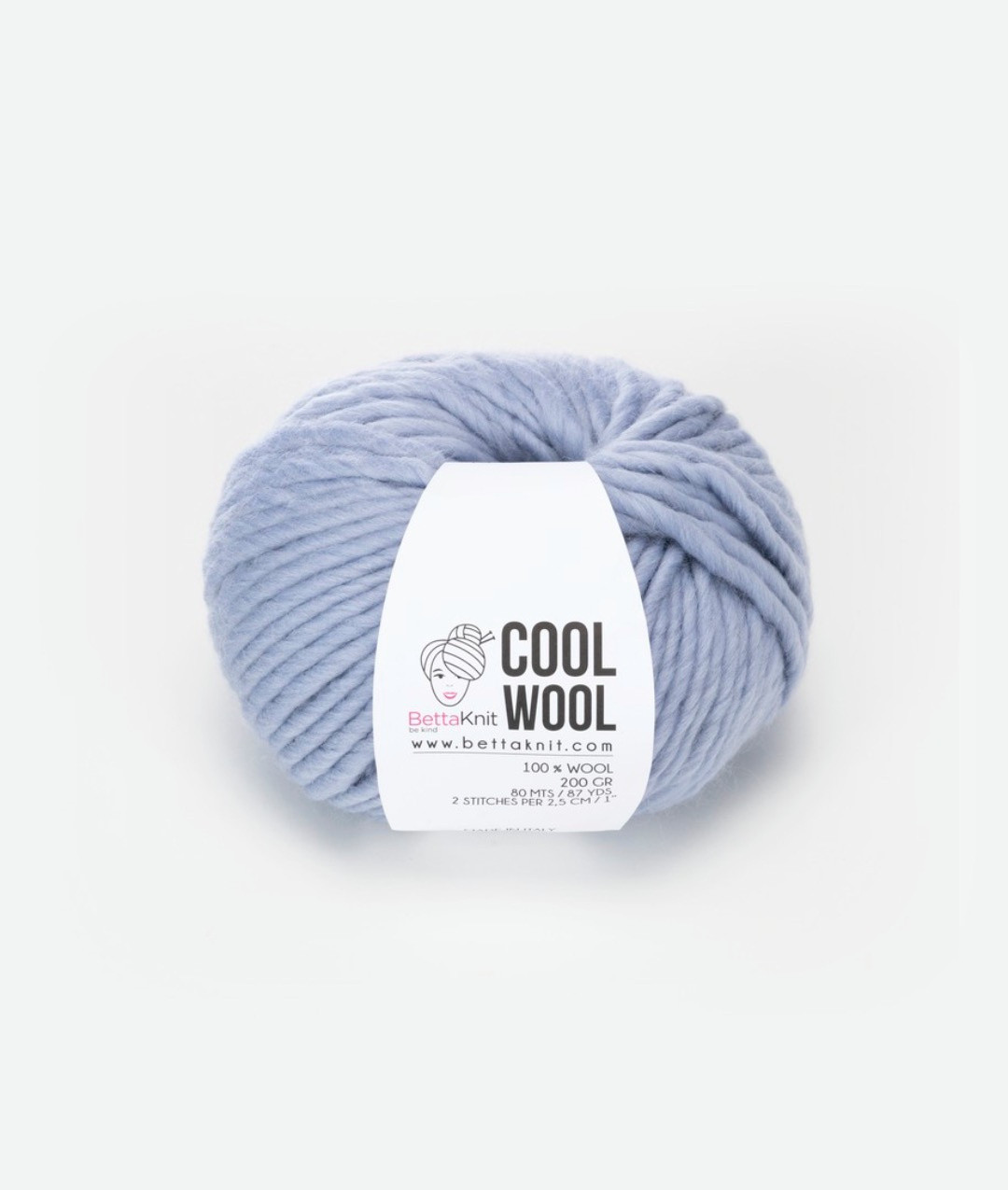 Ball set Cool Wool pure wool by BettaKnit, Light Blue, large image number 0