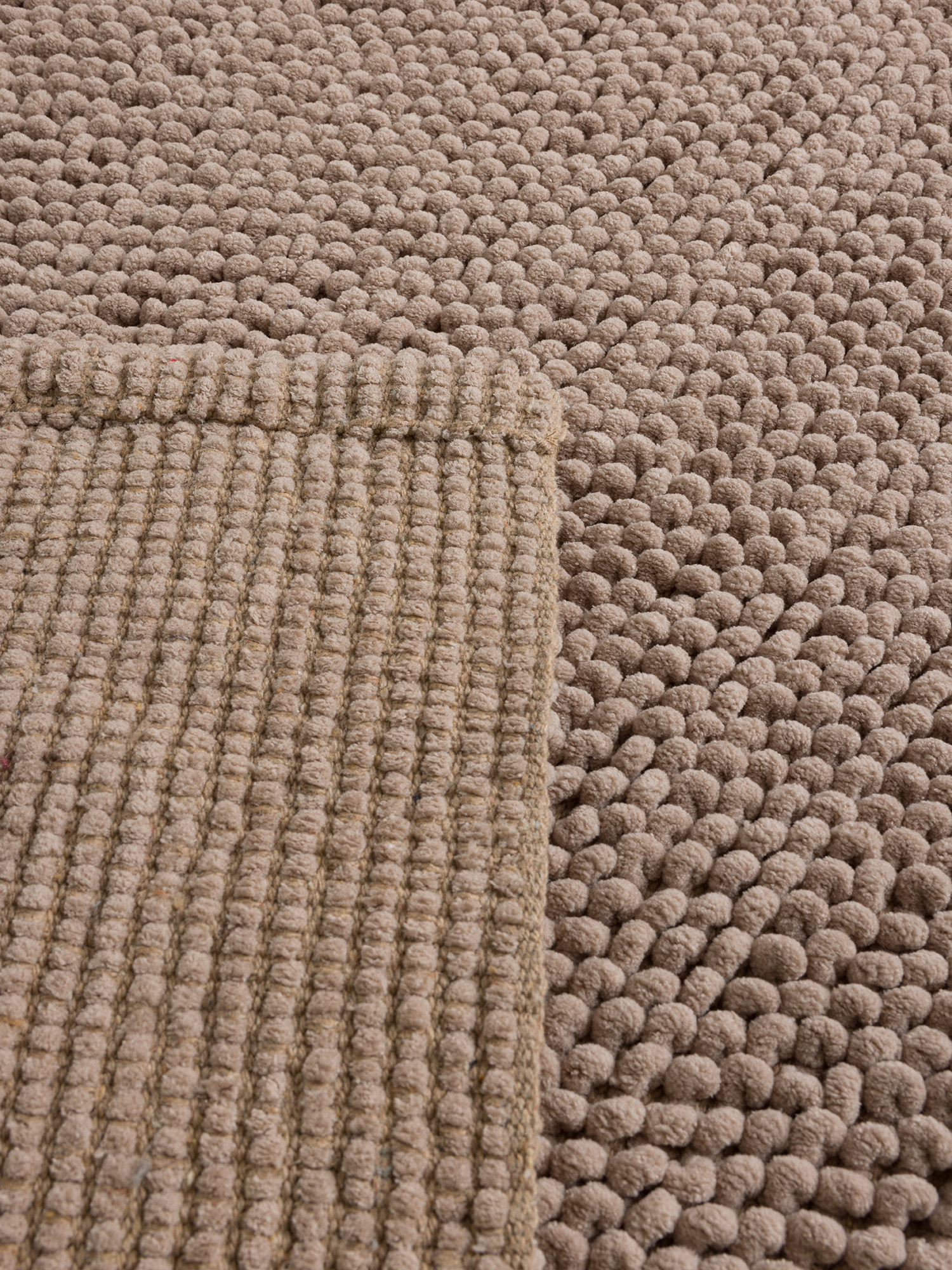 Shaggy chenille bath mat, Beige, large image number 1
