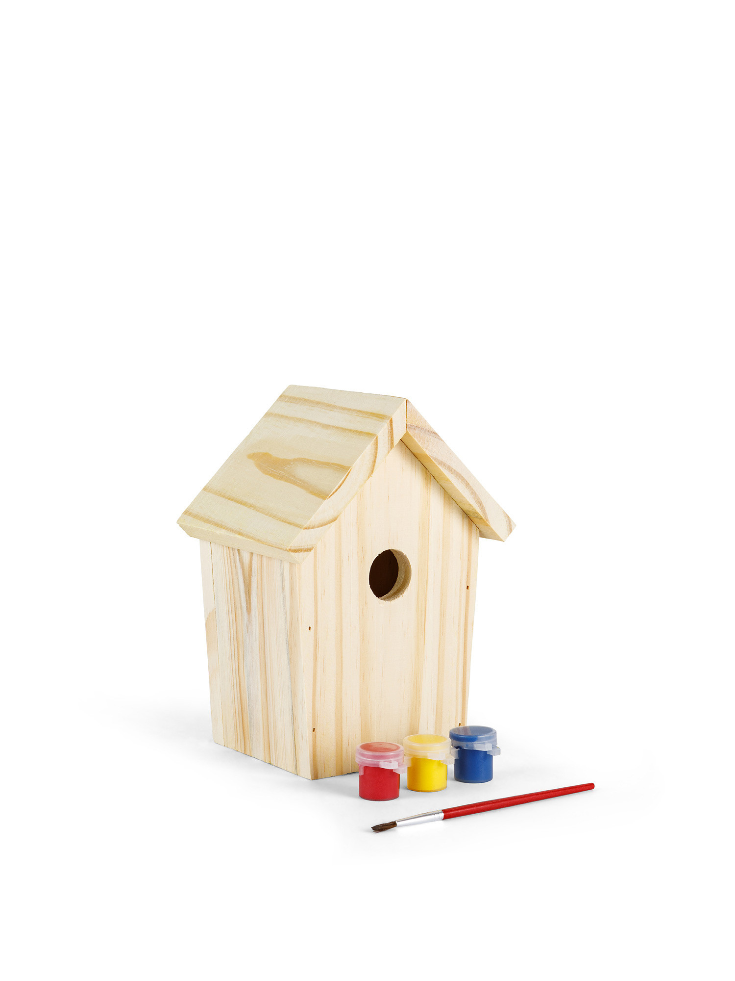 Wooden house to color, Beige, large image number 0
