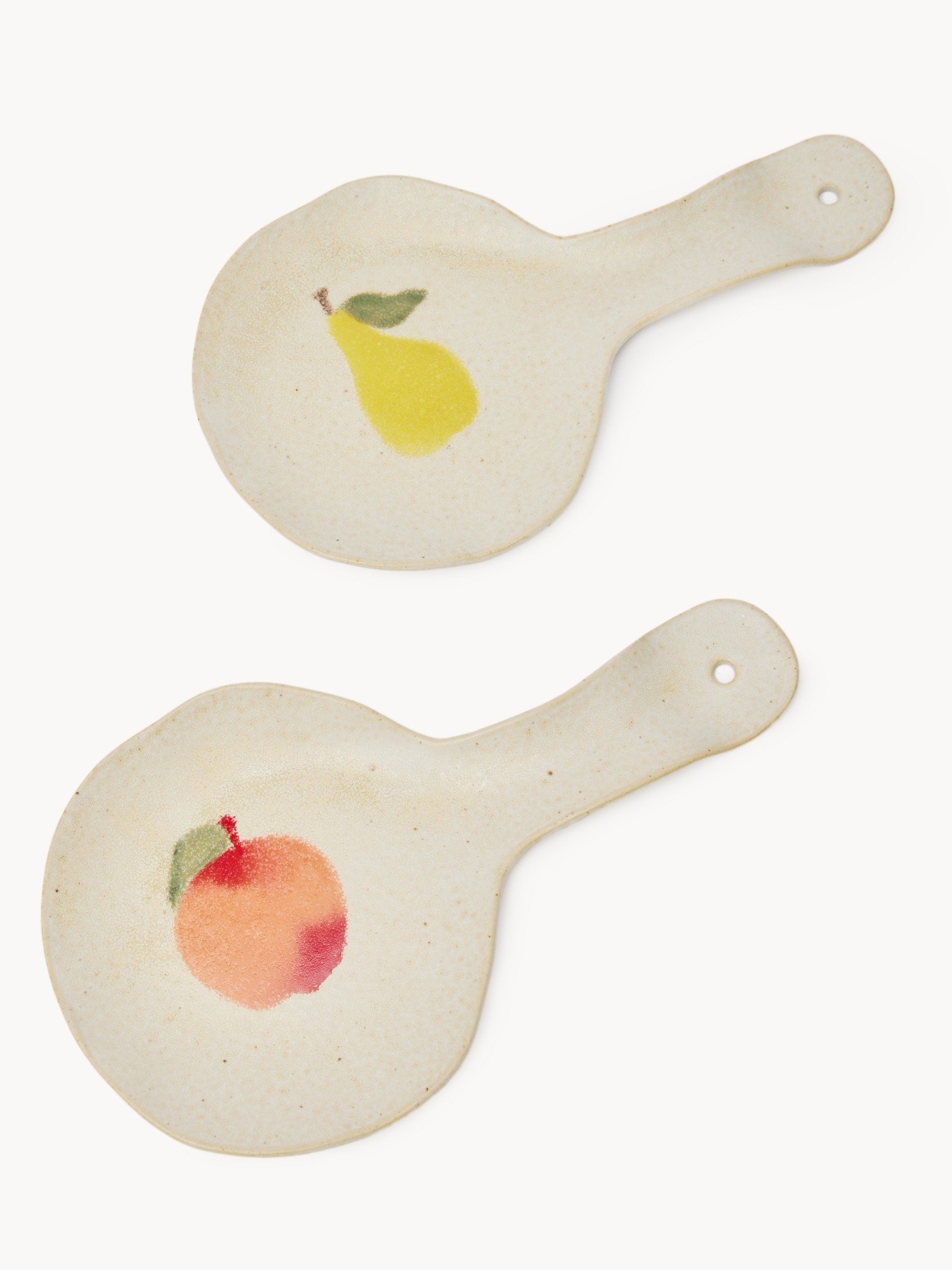 Ceramic spoon rest with fruit motif, Crema, large image number 1
