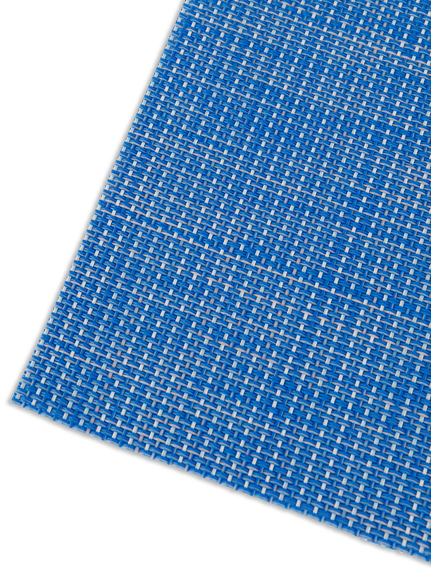 Solid color PVC placemat, Blue, large image number 1