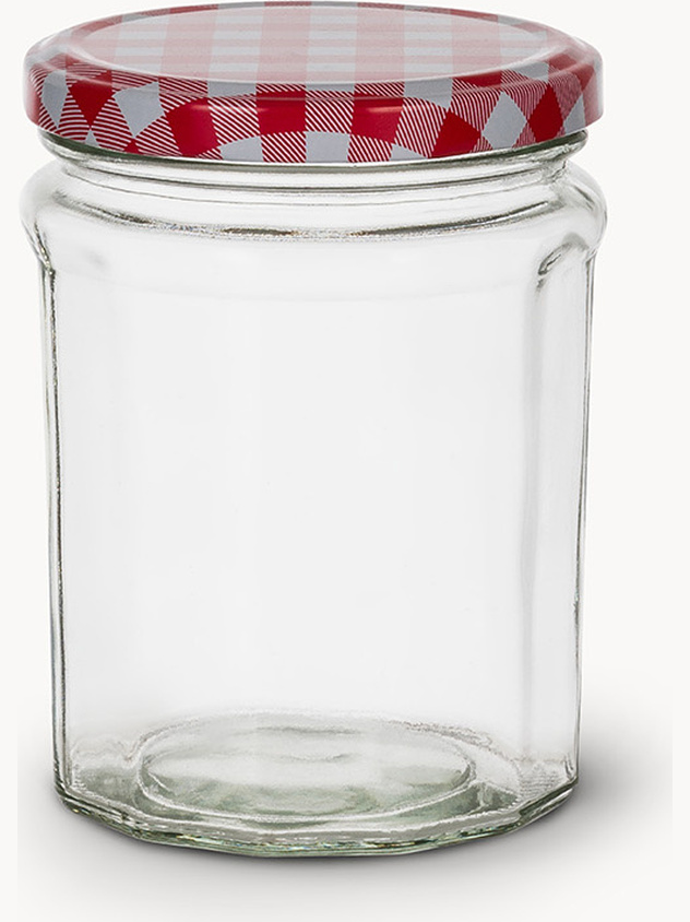 Vasetto vetro tappo vichy
