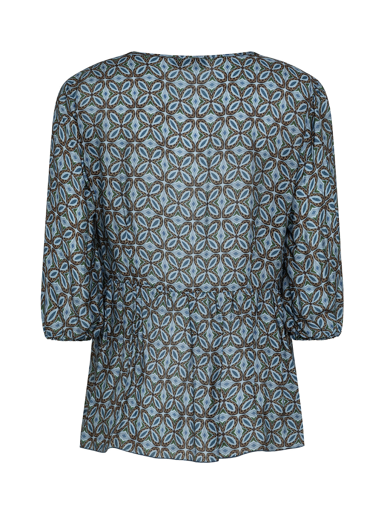 Printed blouse, Blue, large image number 1