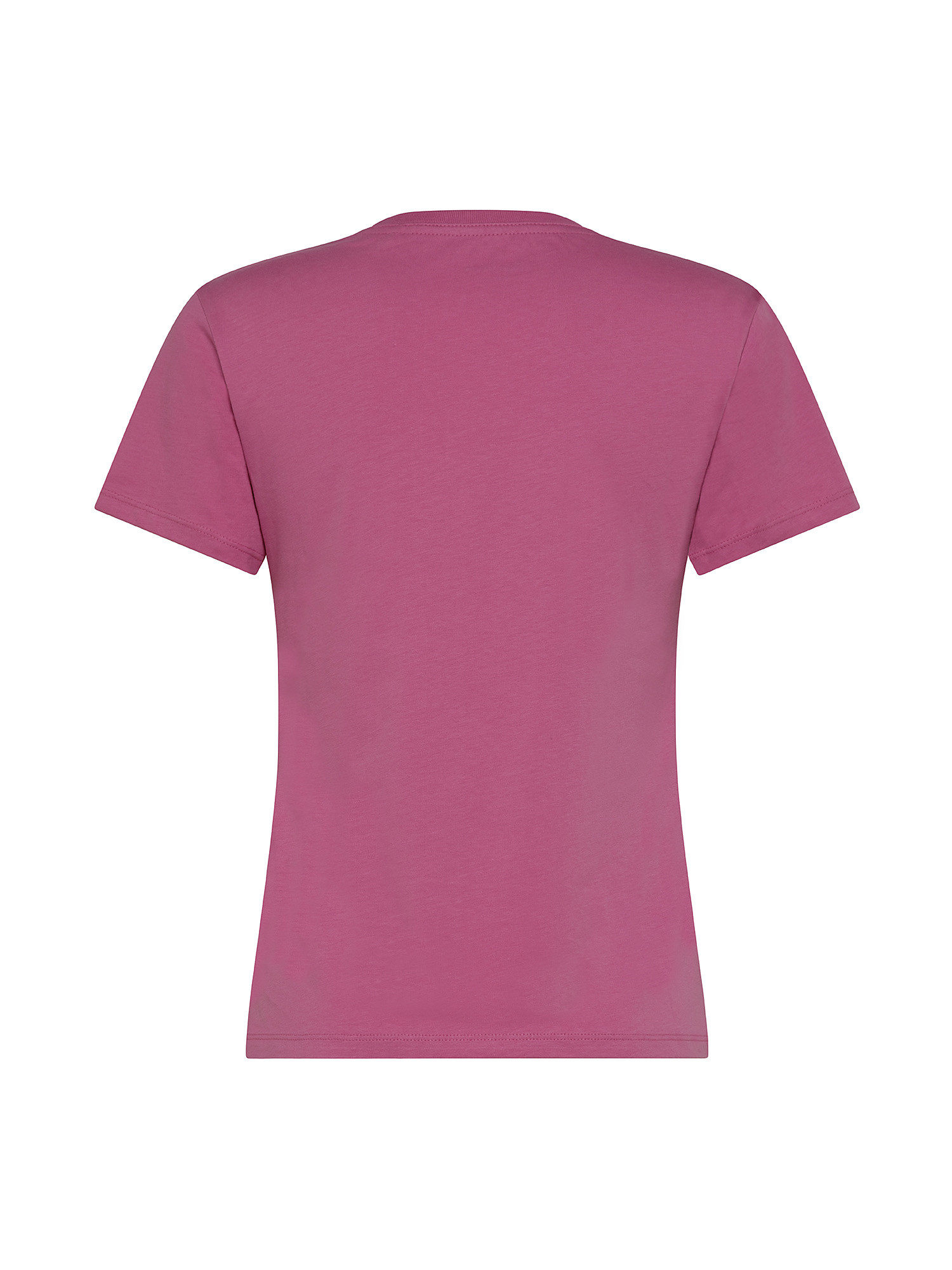 T-shirt with printed logo, Pink Flamingo, large image number 1