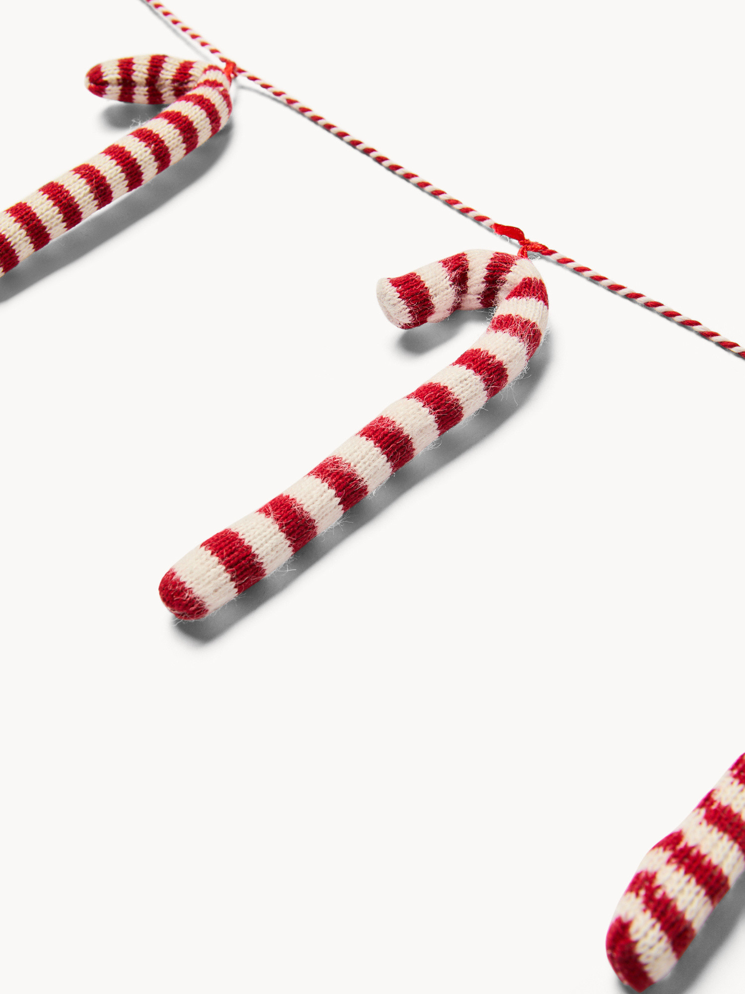 Ghirlanda in feltro, Rosso, large image number 1