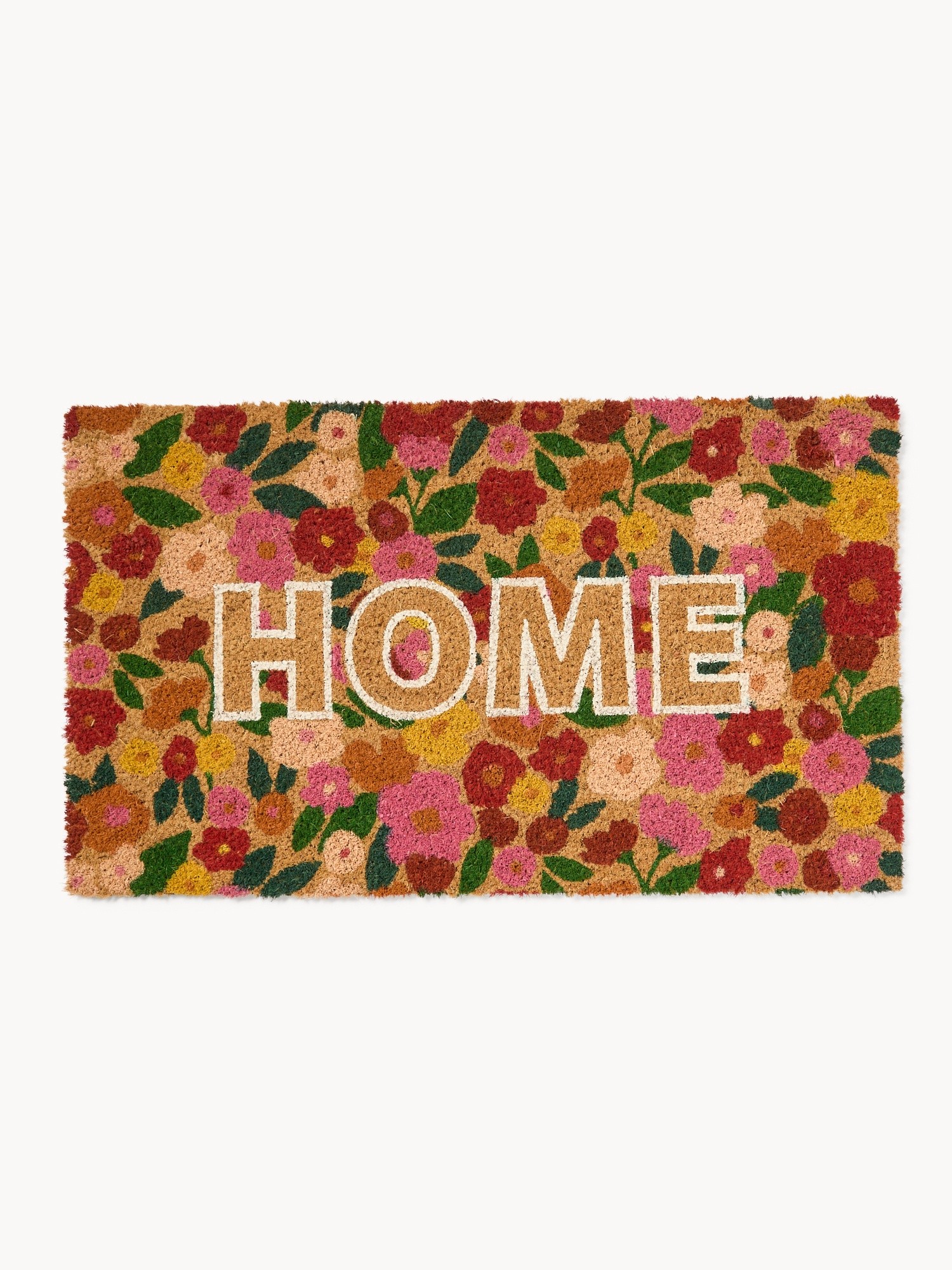 Zerbino in cocco con stampa fiorita Home - Prezzo di lancio, Floreale, large image number 0