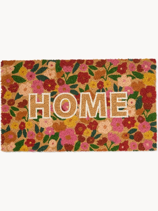 Zerbino in cocco con stampa fiorita Home - Prezzo di lancio