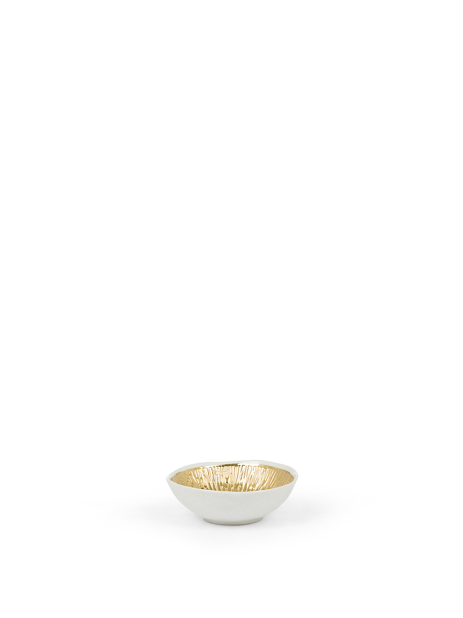 Coppa in stoneware oro, Oro, large image number 0